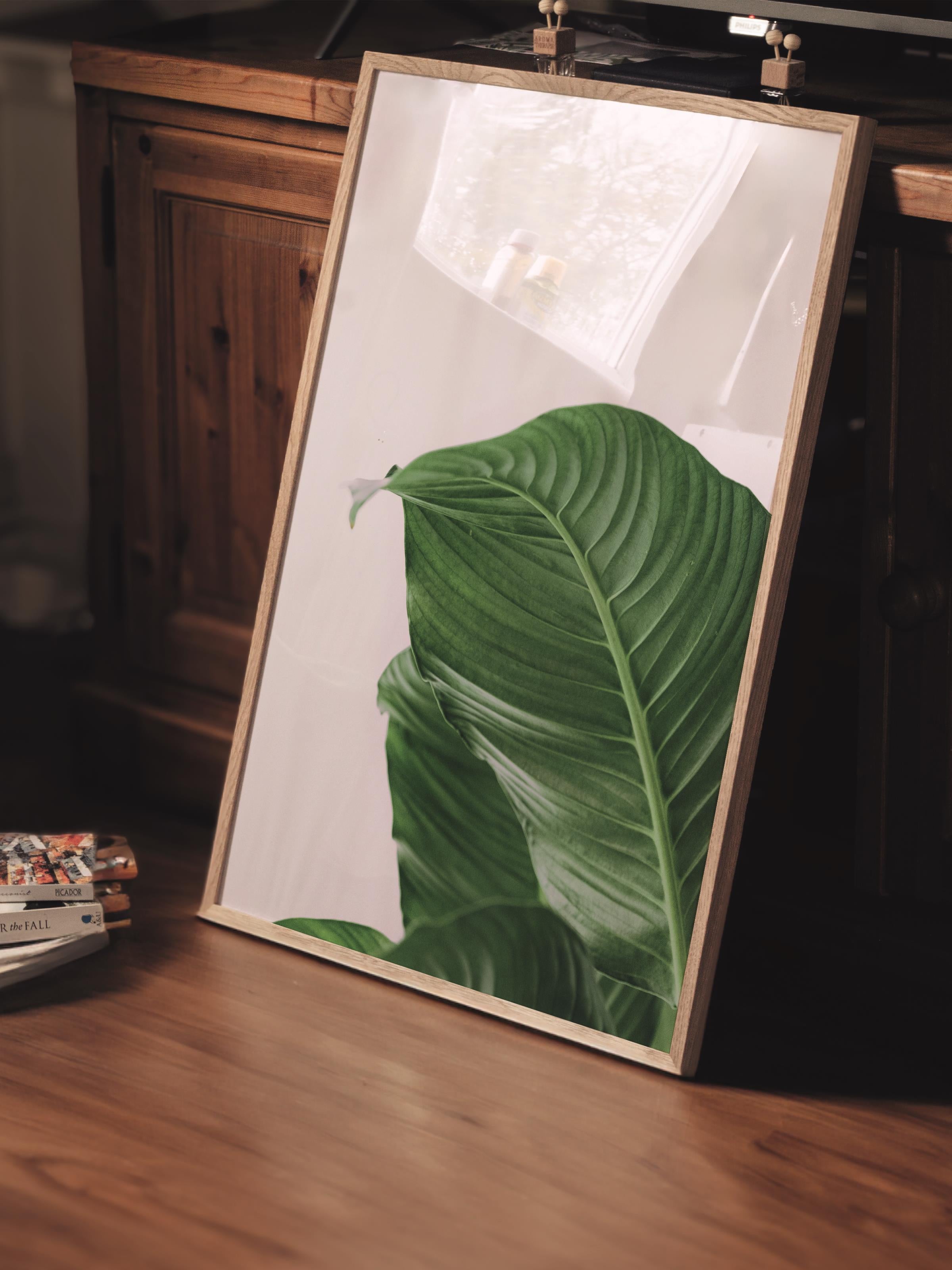 Çerçevesiz Poster, Botanik & Yaprak Tablo No:5, HD Fotoğraf, Salon, Mutfak Duvar Dekoru Poster