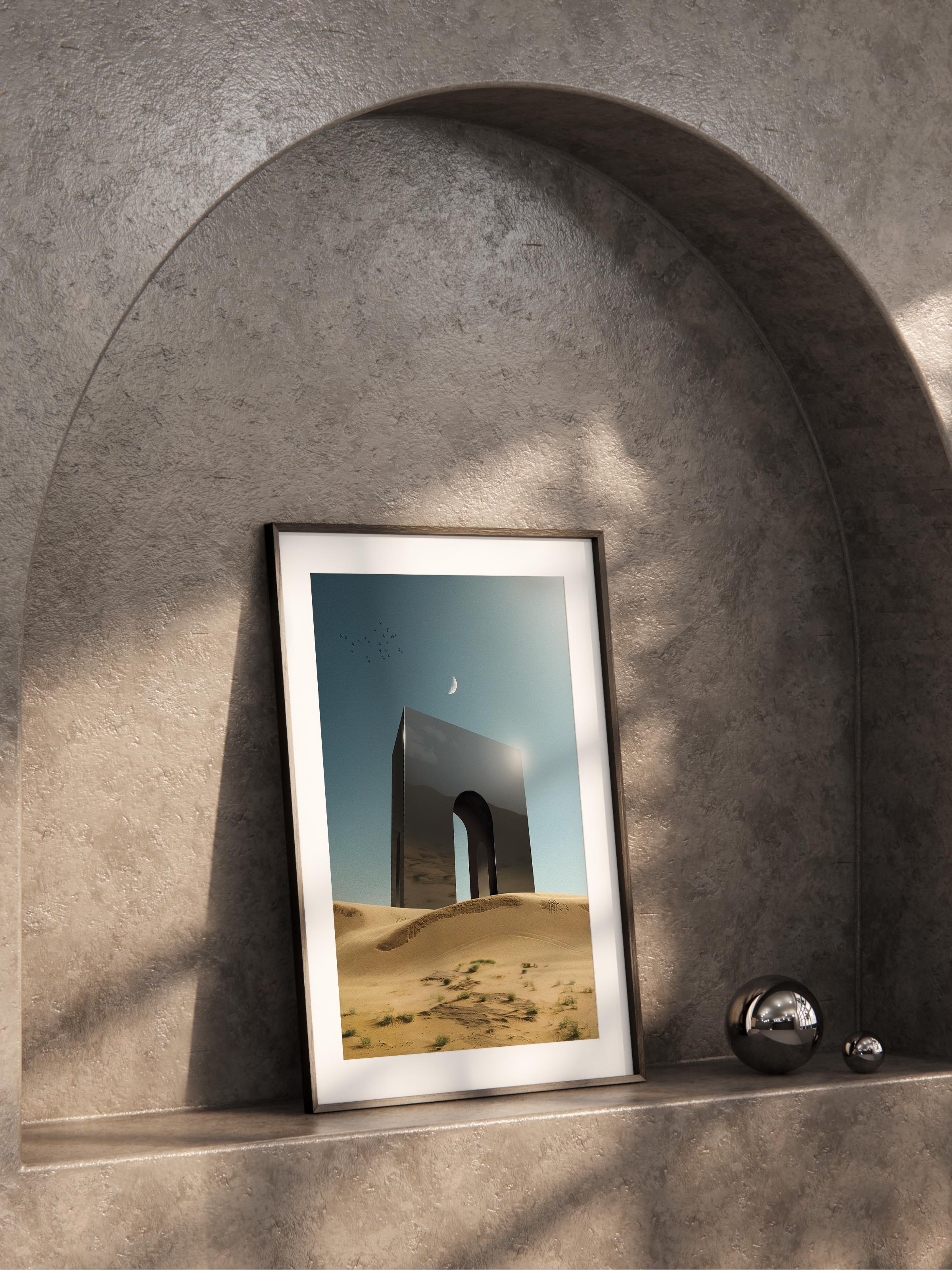 Çerçevesiz Poster, Çöl Tablo No:1, HD Fotoğraf, Salon, Mutfak Duvar Dekoru Poster