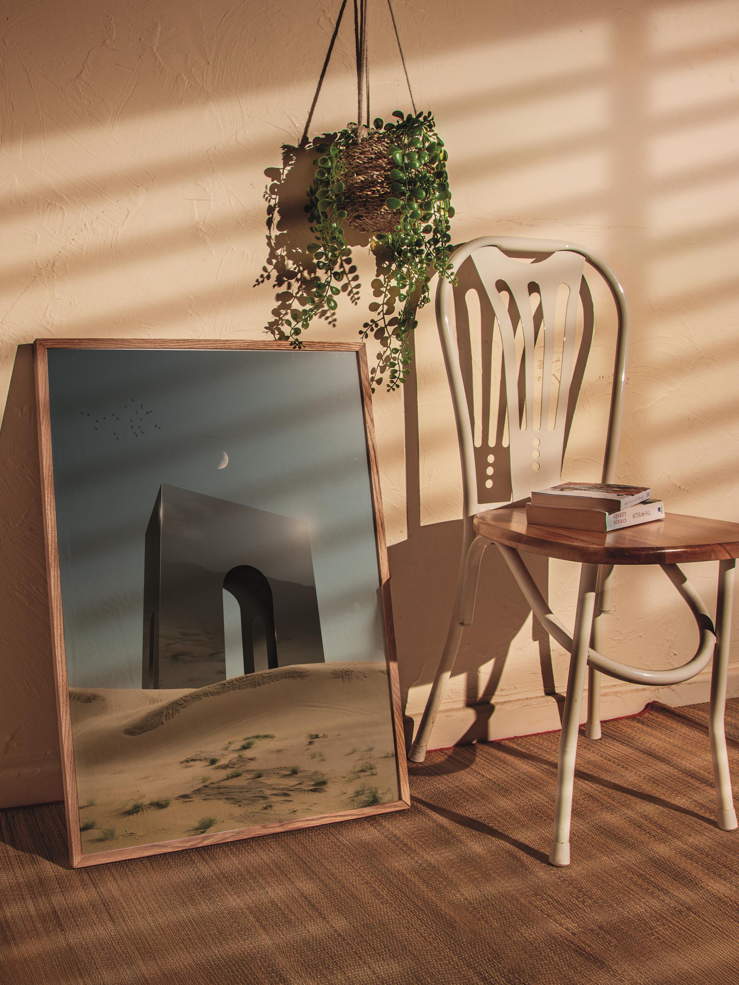 Çerçevesiz Poster, Çöl Tablo No:1, HD Fotoğraf, Salon, Mutfak Duvar Dekoru Poster