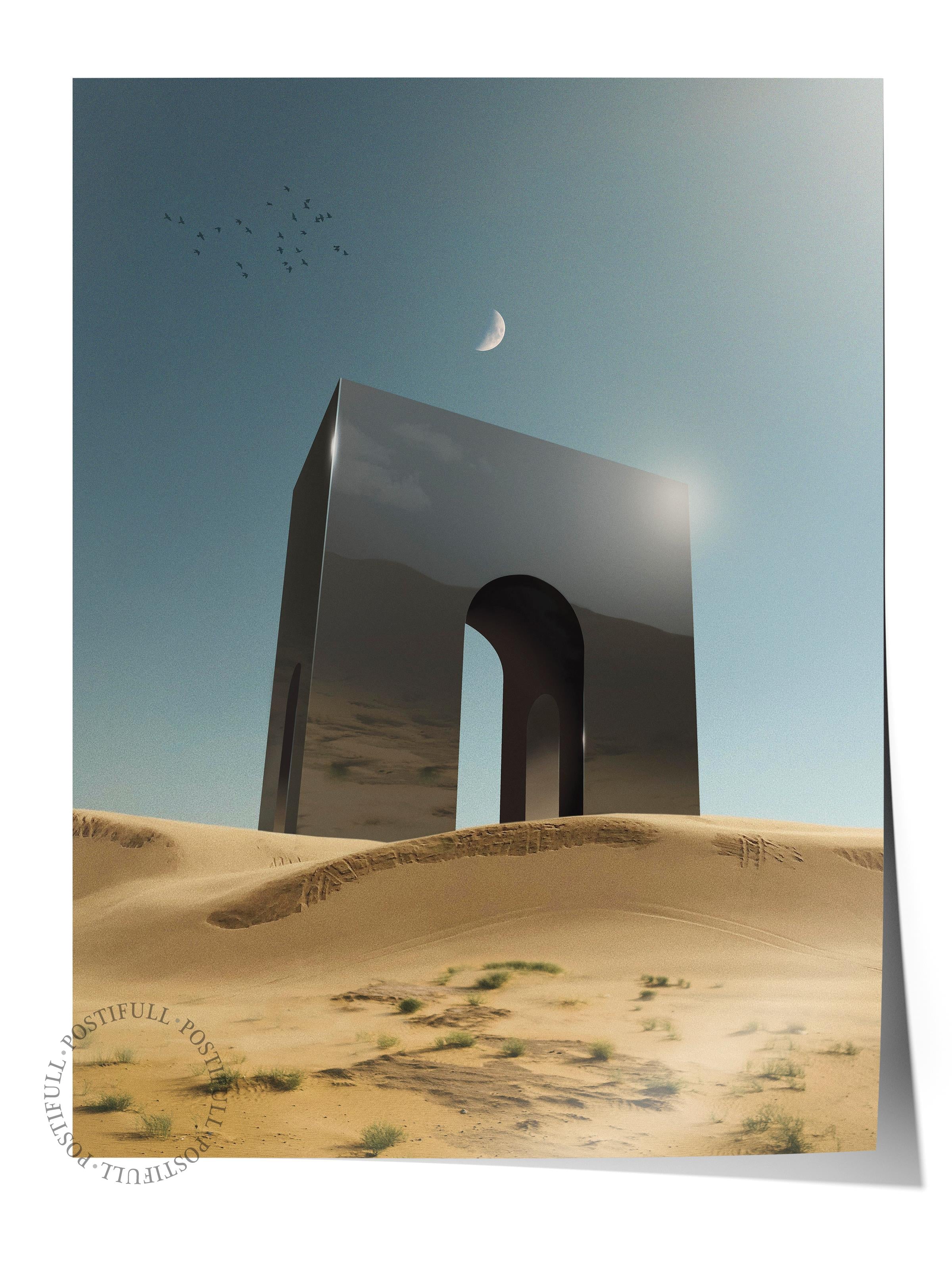 Çerçevesiz Poster, Çöl Tablo No:1, HD Fotoğraf, Salon, Mutfak Duvar Dekoru Poster