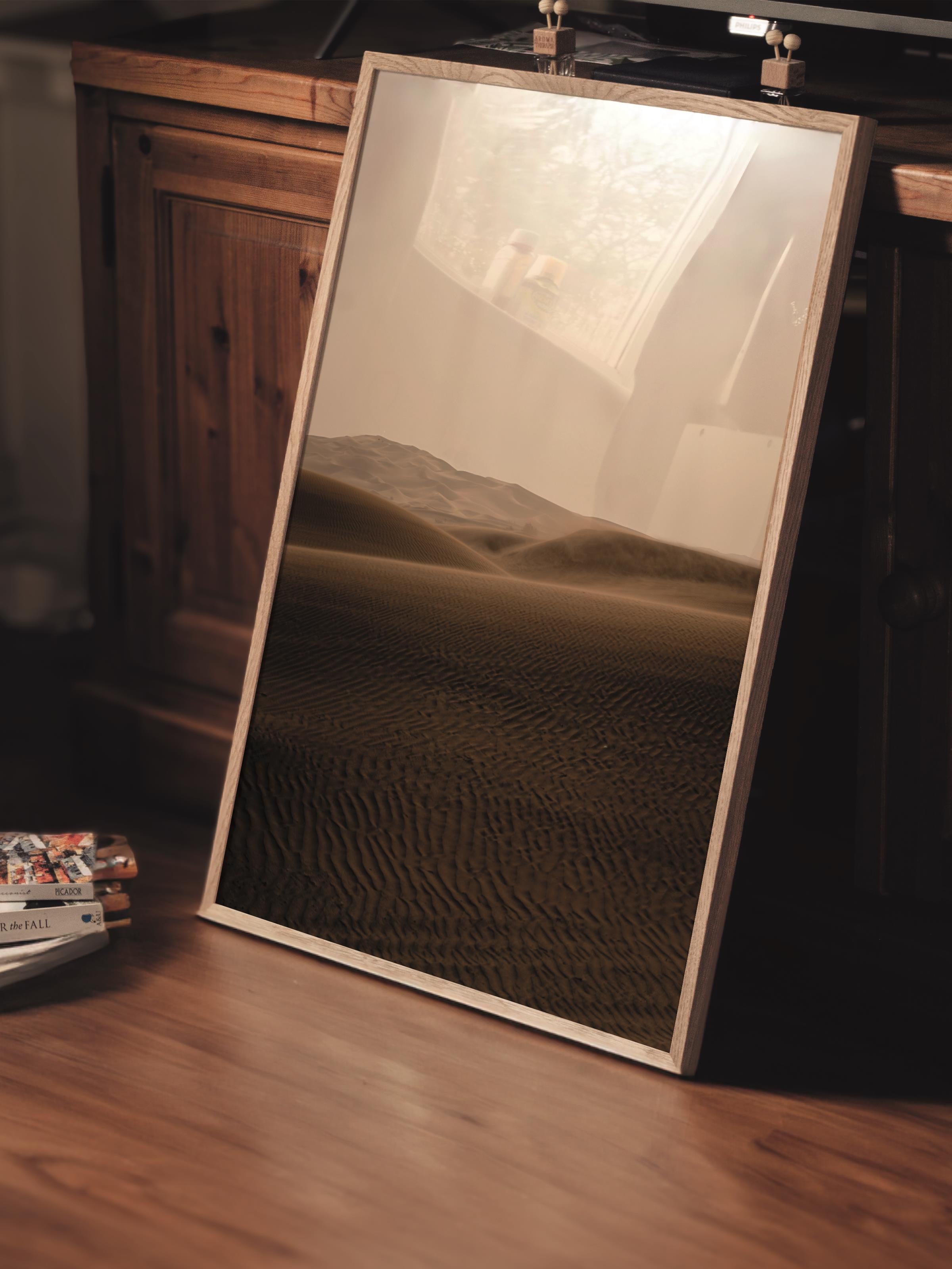 Çerçevesiz Poster, Çöl Tablo No:15, HD Fotoğraf, Salon, Mutfak Duvar Dekoru Poster