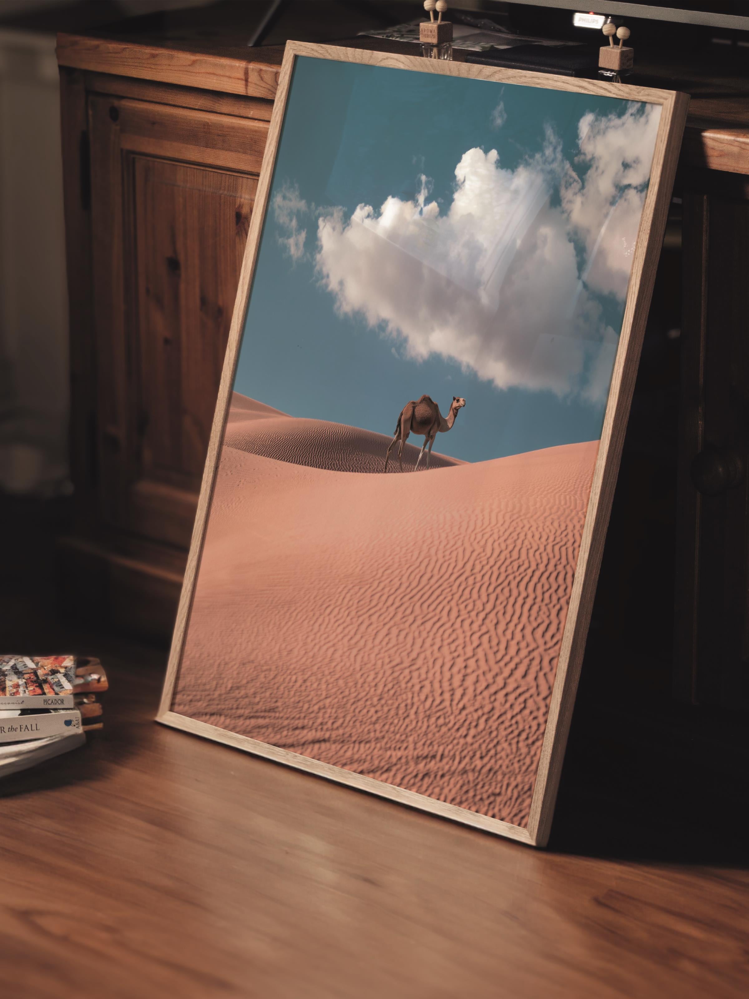 Çerçevesiz Poster, Çöl Tablo No:18, HD Fotoğraf, Salon, Mutfak Duvar Dekoru Poster