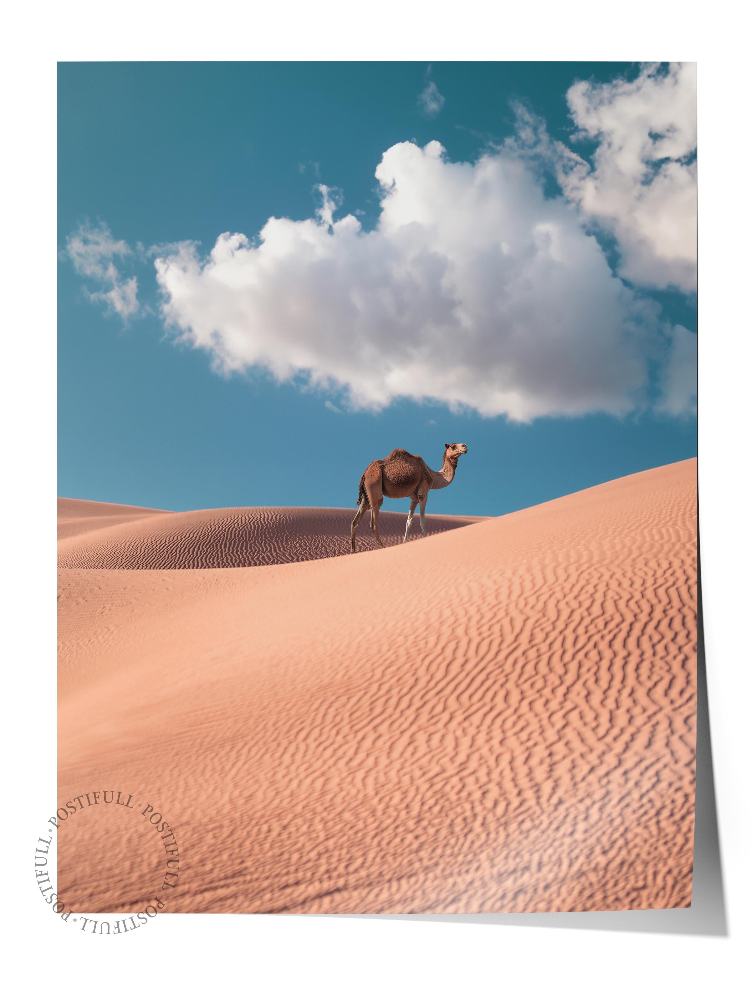 Çerçevesiz Poster, Çöl Tablo No:18, HD Fotoğraf, Salon, Mutfak Duvar Dekoru Poster