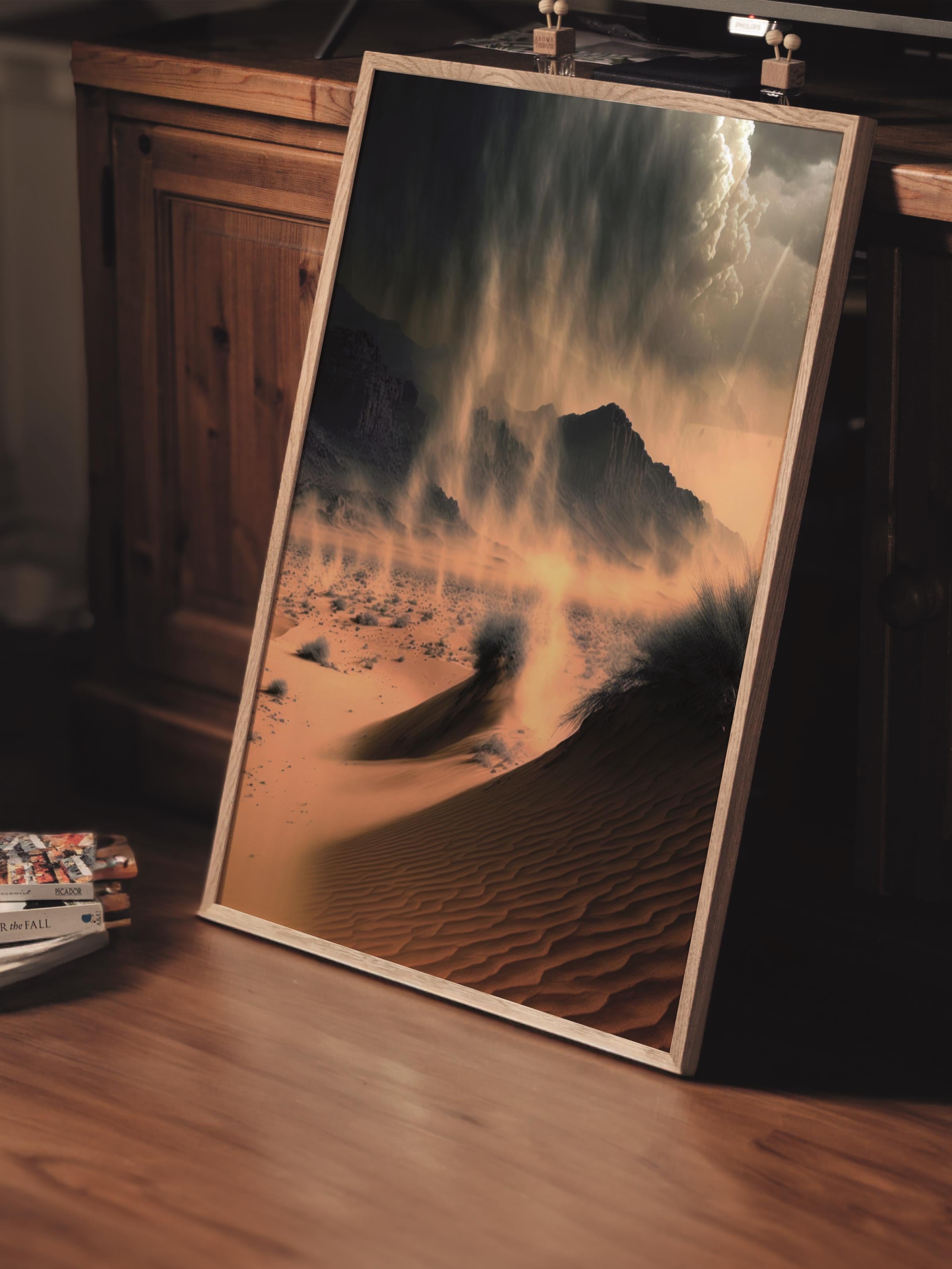 Çerçevesiz Poster, Çöl Tablo No:20, HD Fotoğraf, Salon, Mutfak Duvar Dekoru Poster