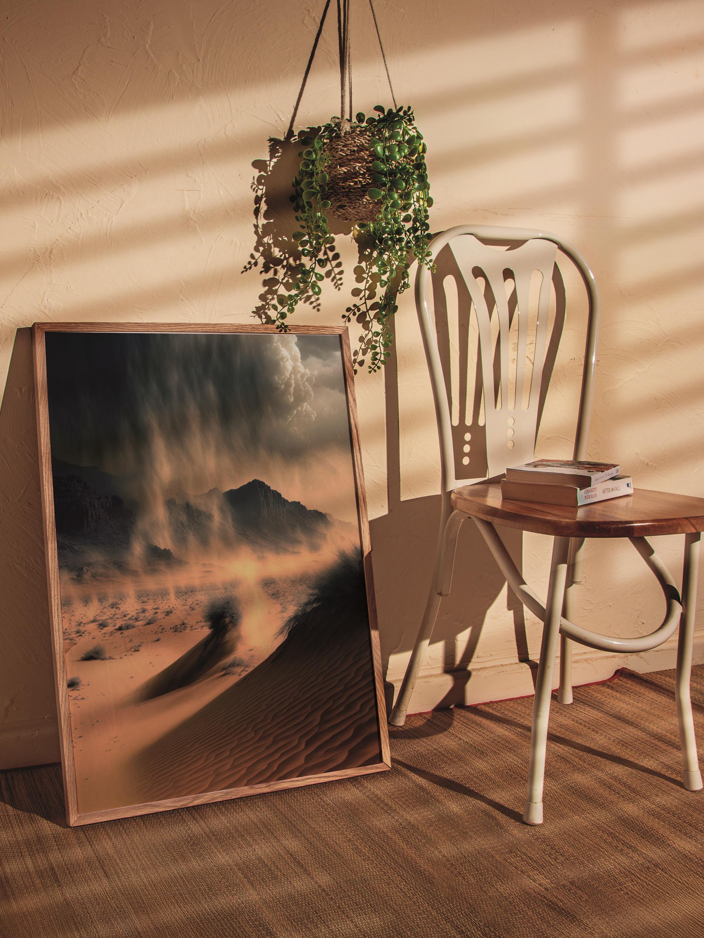 Çerçevesiz Poster, Çöl Tablo No:20, HD Fotoğraf, Salon, Mutfak Duvar Dekoru Poster