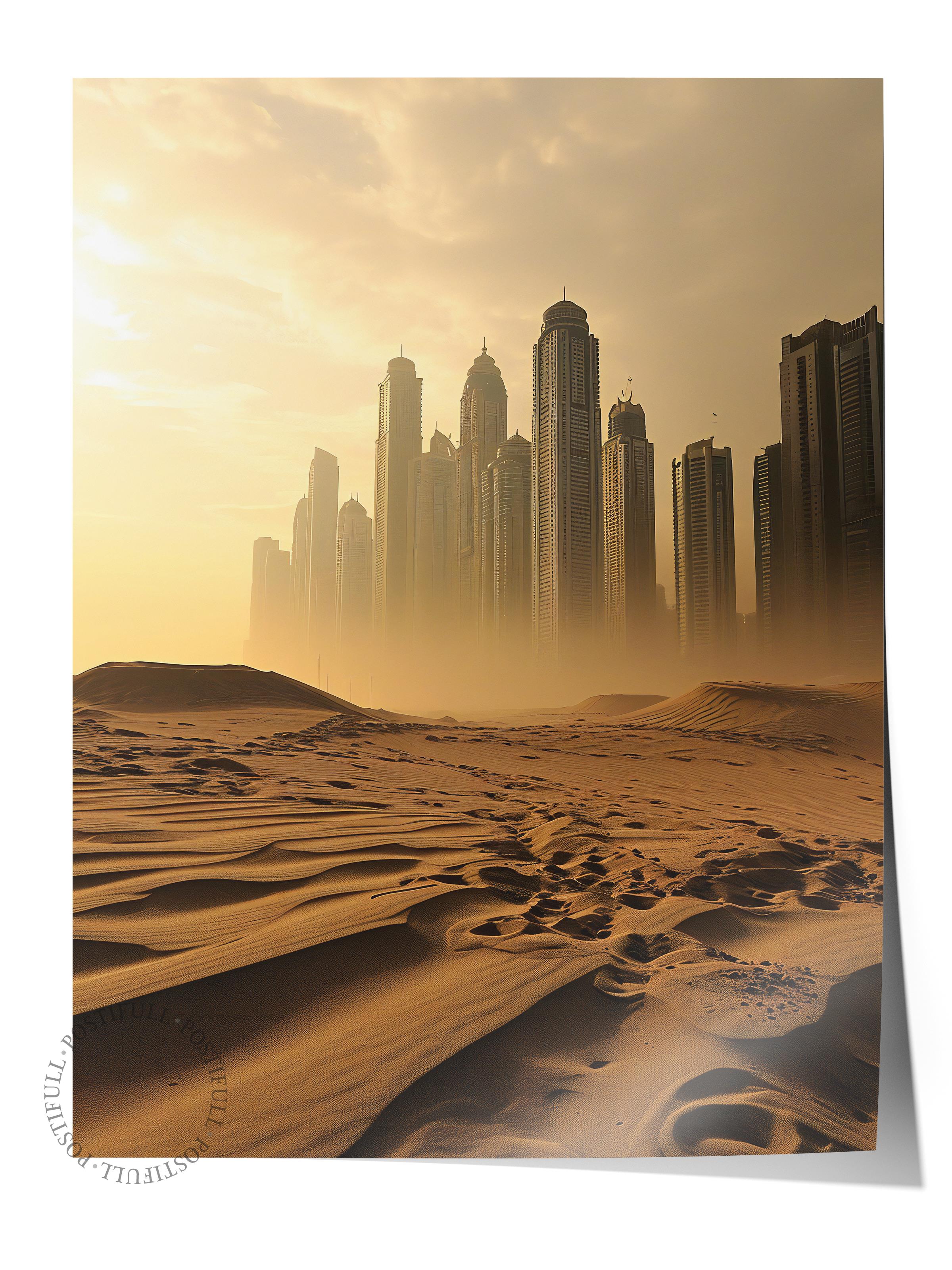 Çerçevesiz Poster, Çöl Tablo No:21, HD Fotoğraf, Salon, Mutfak Duvar Dekoru Poster