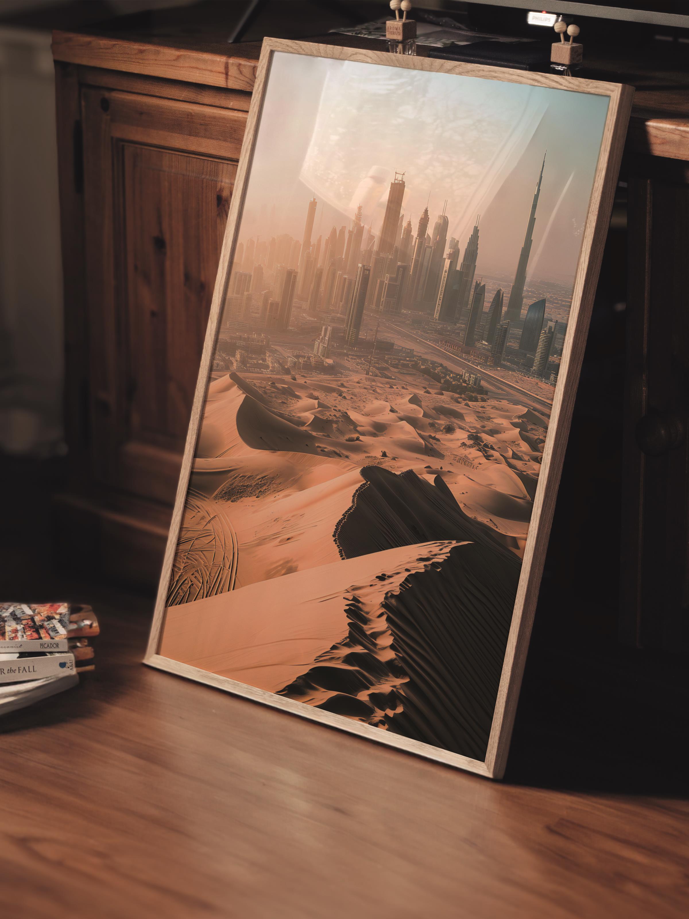 Çerçevesiz Poster, Çöl Tablo No:22, HD Fotoğraf, Salon, Mutfak Duvar Dekoru Poster