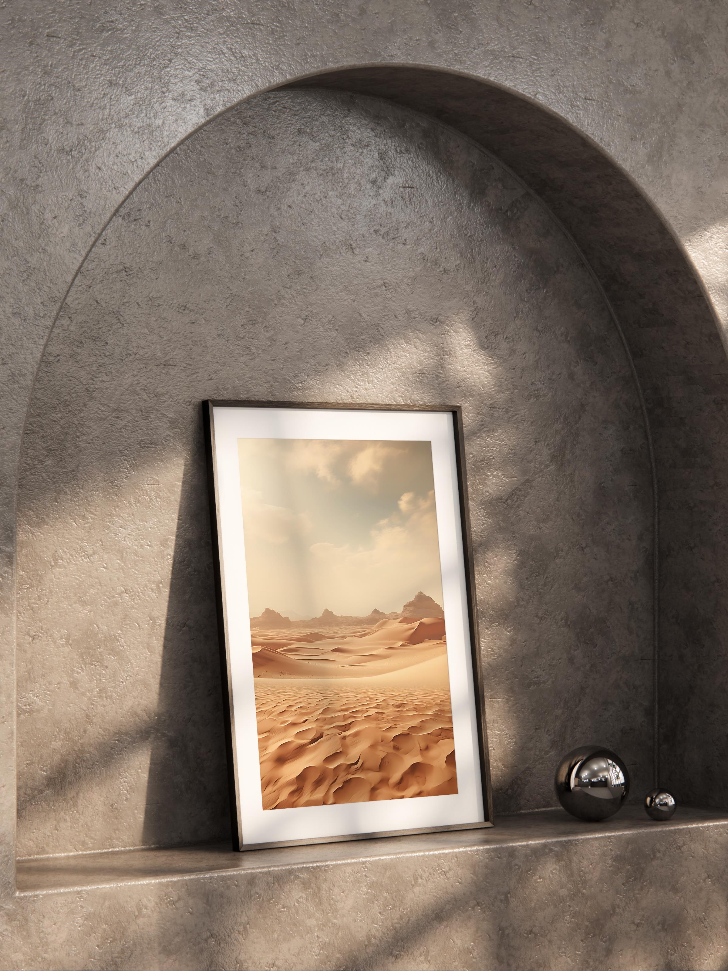 Çerçevesiz Poster, Çöl Tablo No:24, HD Fotoğraf, Salon, Mutfak Duvar Dekoru Poster