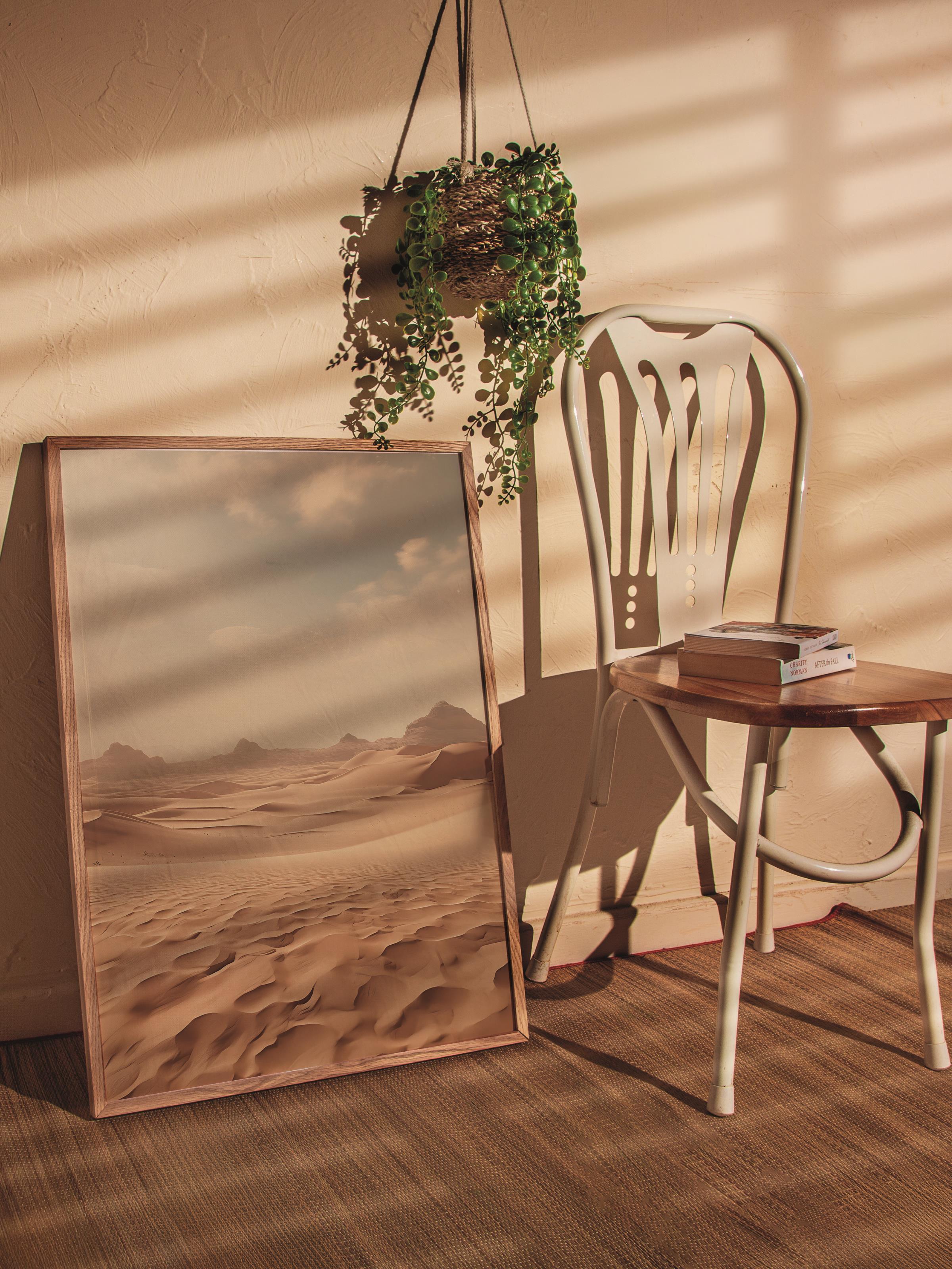 Çerçevesiz Poster, Çöl Tablo No:24, HD Fotoğraf, Salon, Mutfak Duvar Dekoru Poster