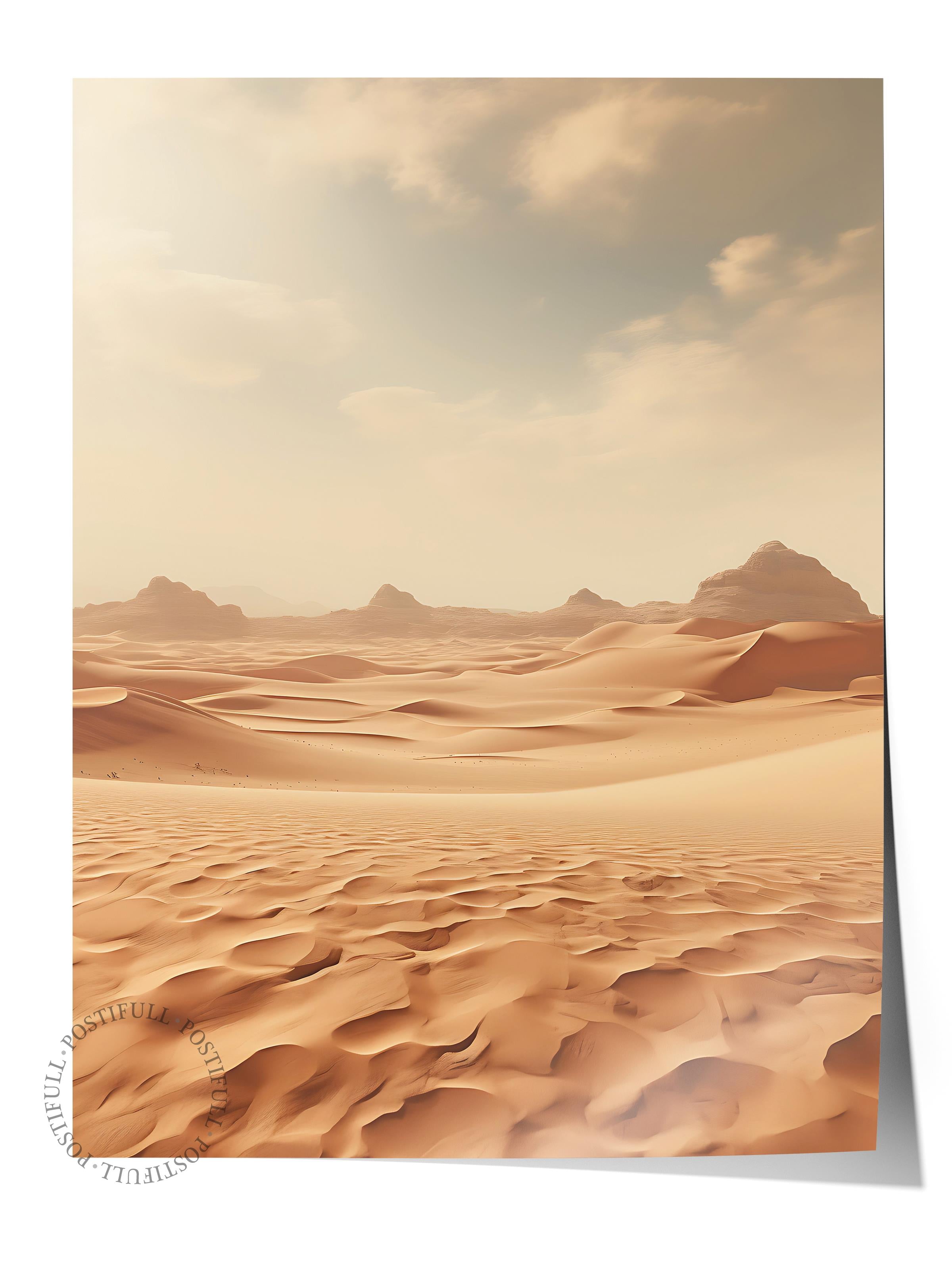 Çerçevesiz Poster, Çöl Tablo No:24, HD Fotoğraf, Salon, Mutfak Duvar Dekoru Poster