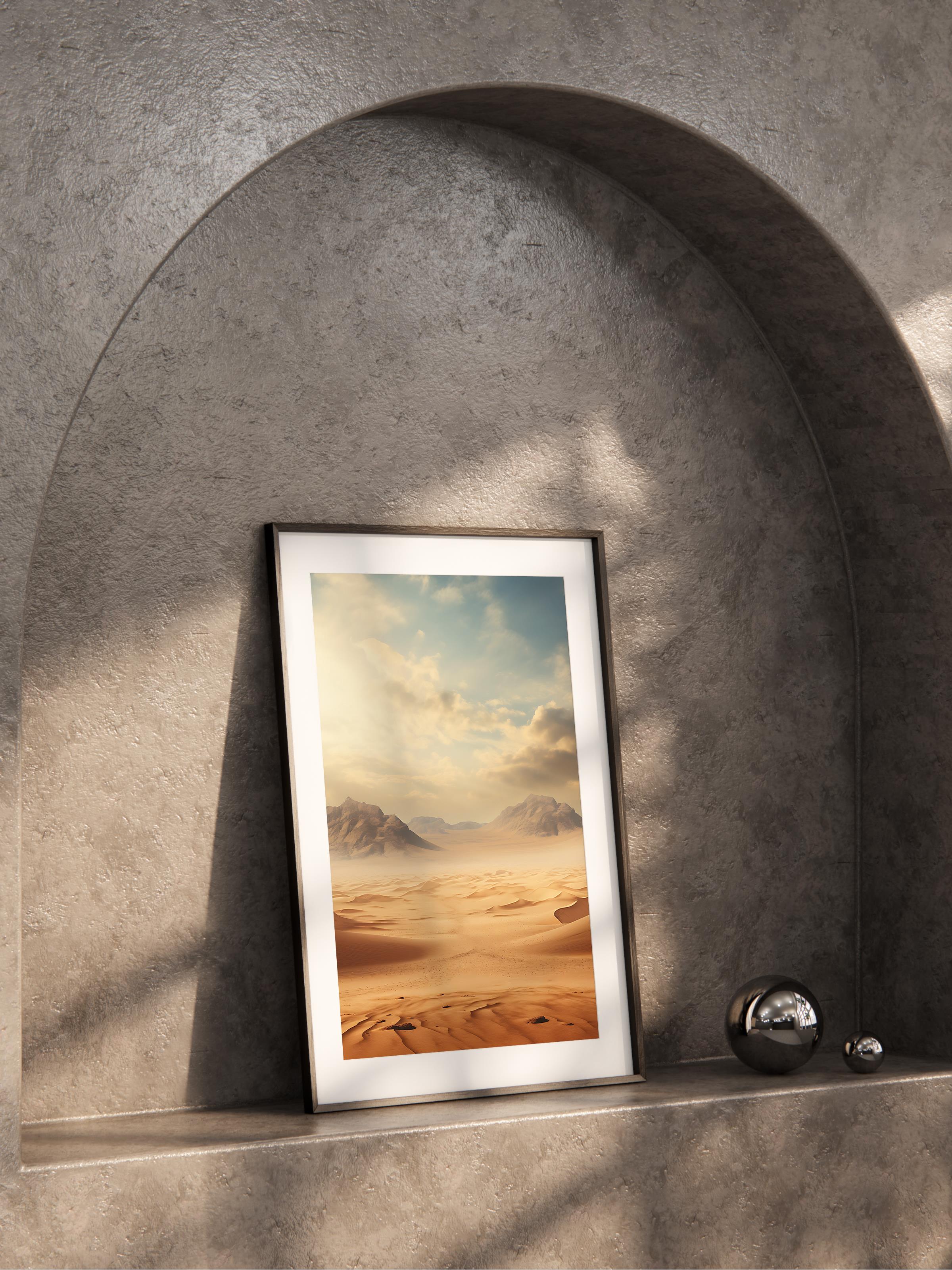 Çerçevesiz Poster, Çöl Tablo No:25, HD Fotoğraf, Salon, Mutfak Duvar Dekoru Poster