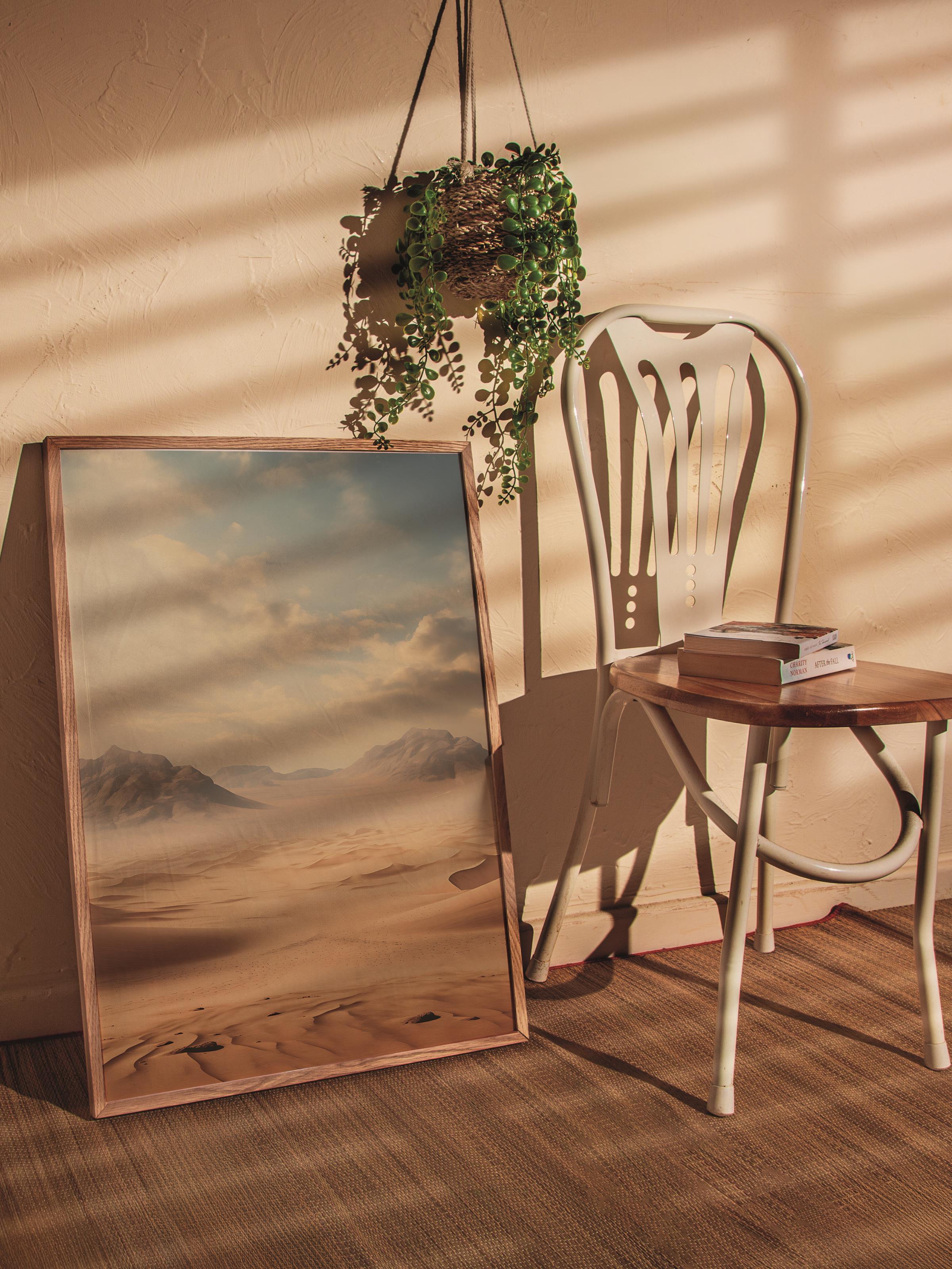 Çerçevesiz Poster, Çöl Tablo No:25, HD Fotoğraf, Salon, Mutfak Duvar Dekoru Poster