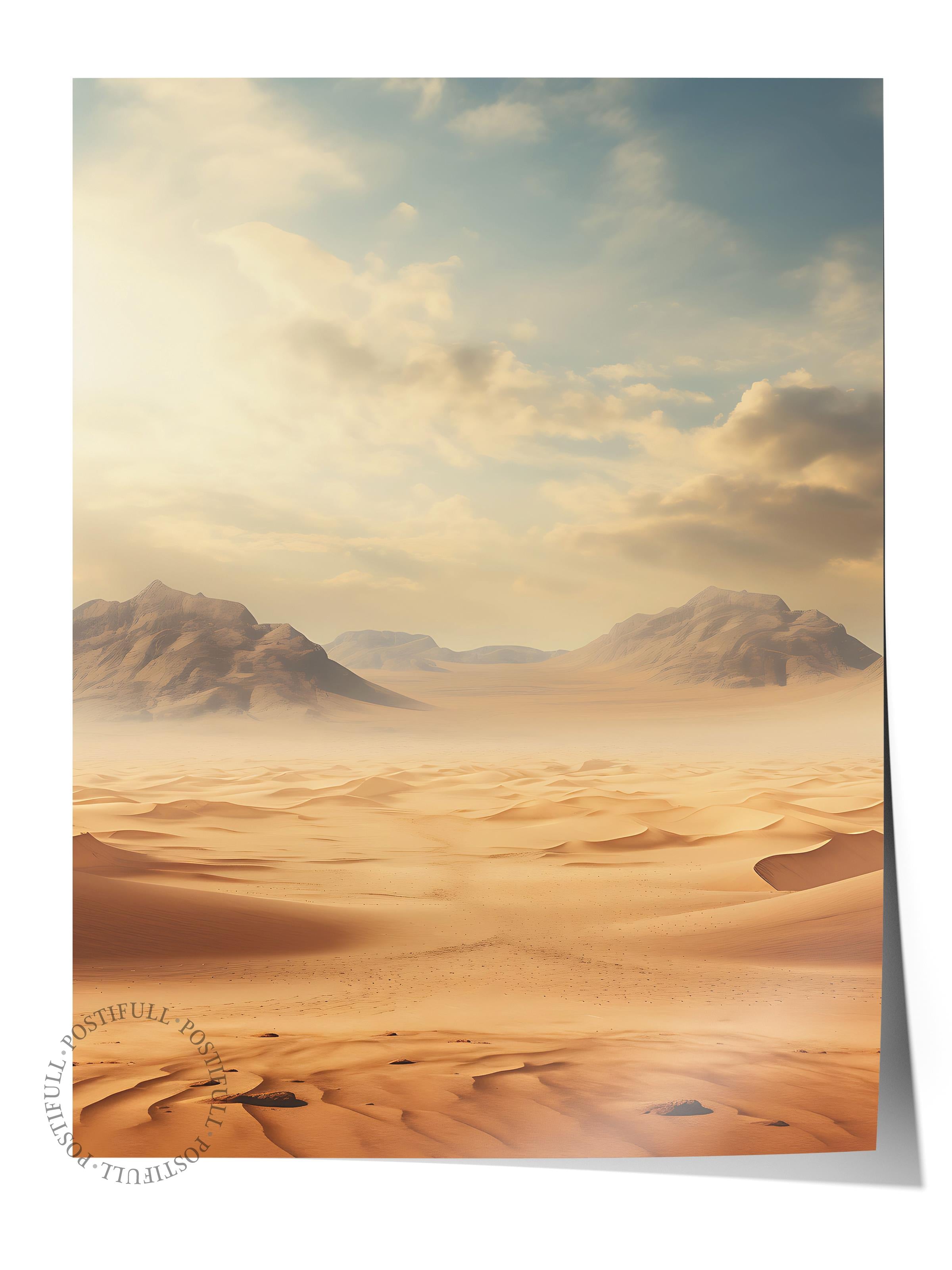 Çerçevesiz Poster, Çöl Tablo No:25, HD Fotoğraf, Salon, Mutfak Duvar Dekoru Poster