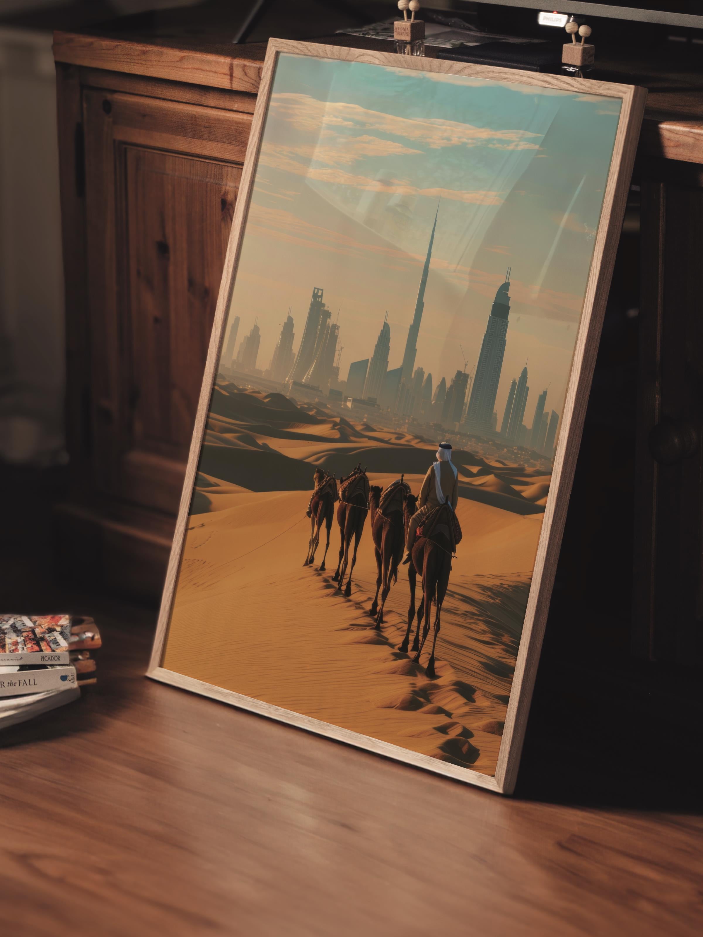 Çerçevesiz Poster, Çöl Tablo No:26, HD Fotoğraf, Salon, Mutfak Duvar Dekoru Poster