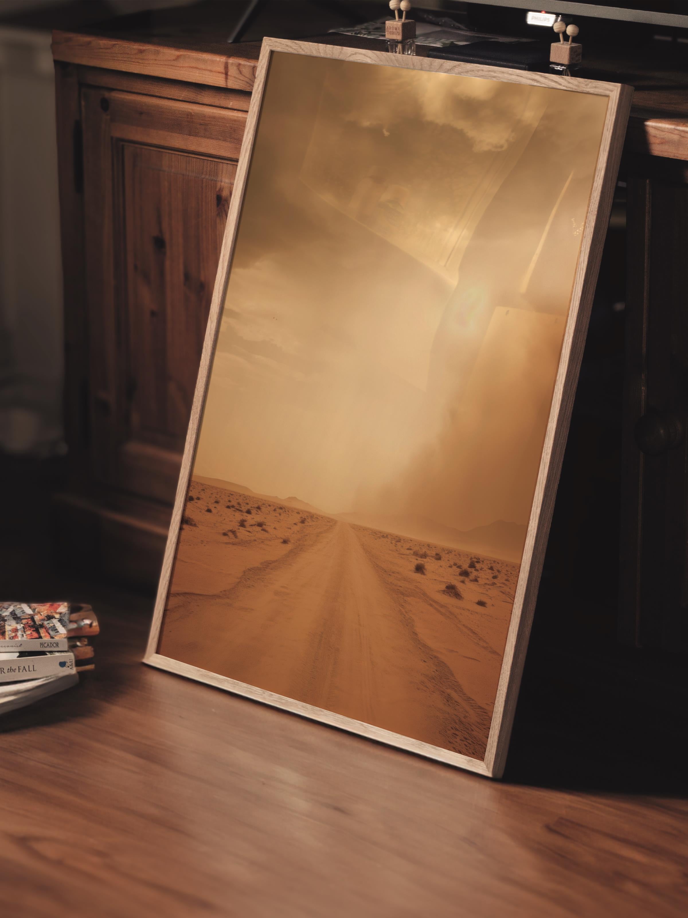 Çerçevesiz Poster, Çöl Tablo No:27, HD Fotoğraf, Salon, Mutfak Duvar Dekoru Poster