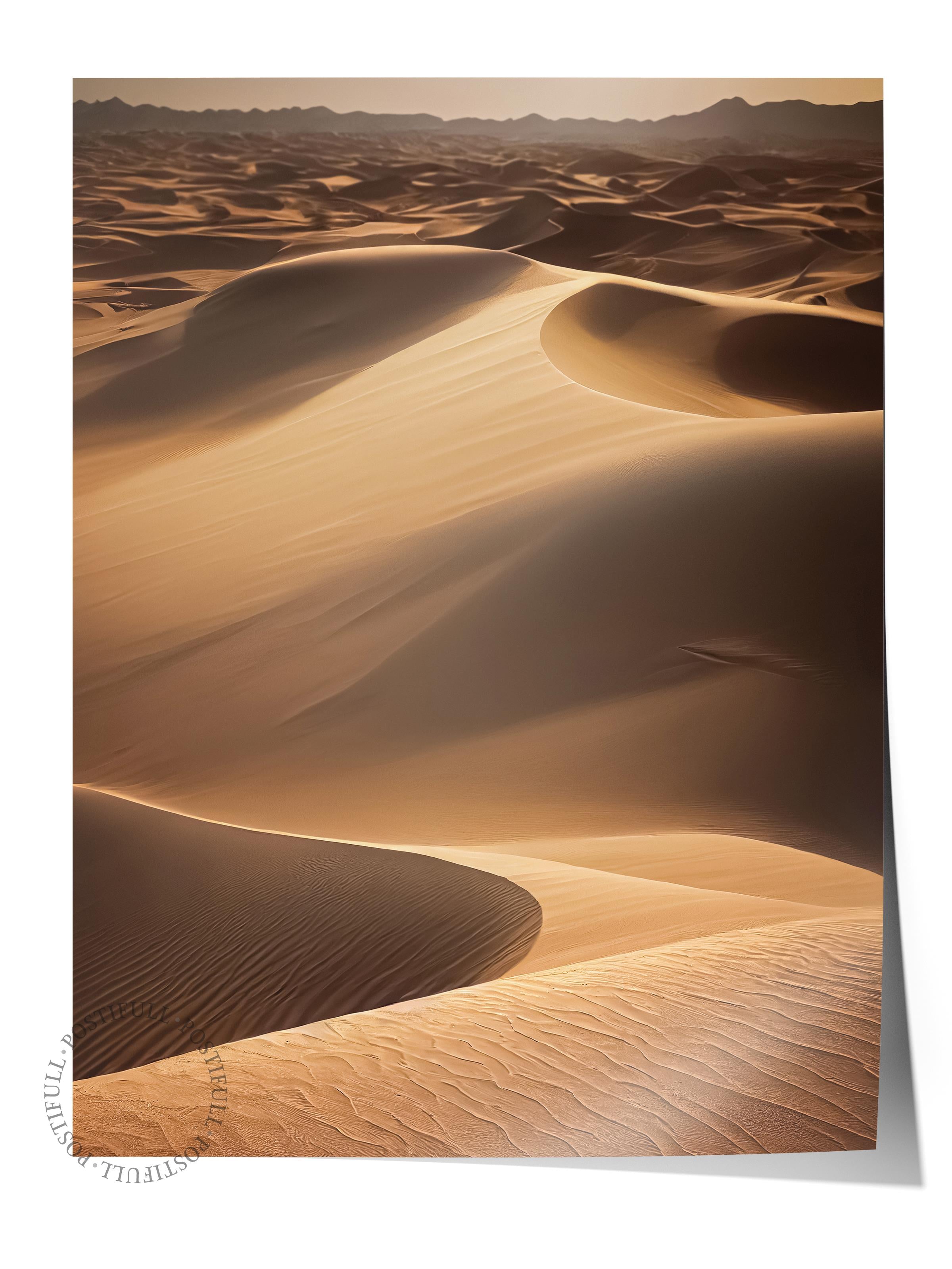 Çerçevesiz Poster, Çöl Tablo No:3, HD Fotoğraf, Salon, Mutfak Duvar Dekoru Poster