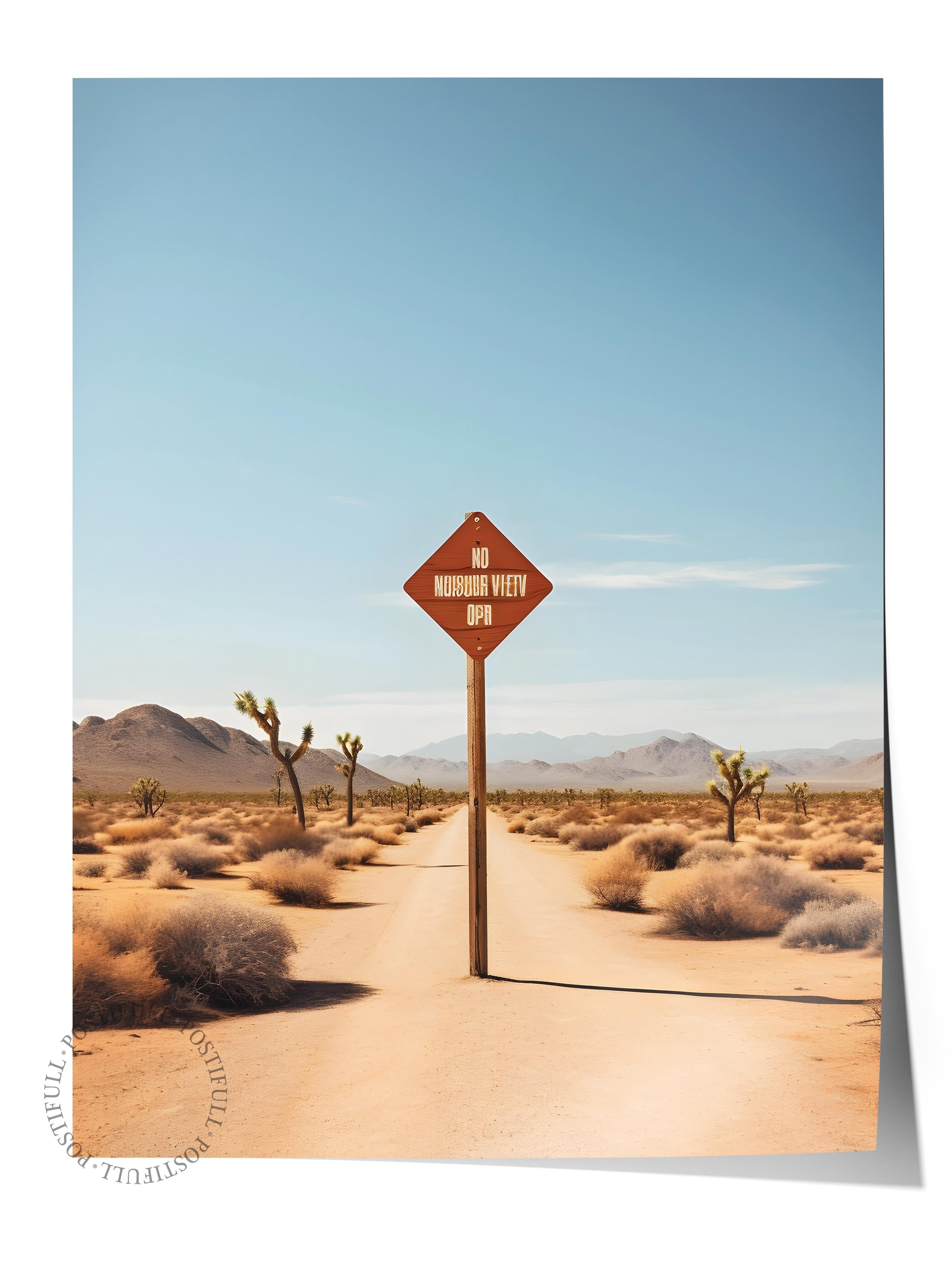 Çerçevesiz Poster, Çöl Tablo No:31, HD Fotoğraf, Salon, Mutfak Duvar Dekoru Poster