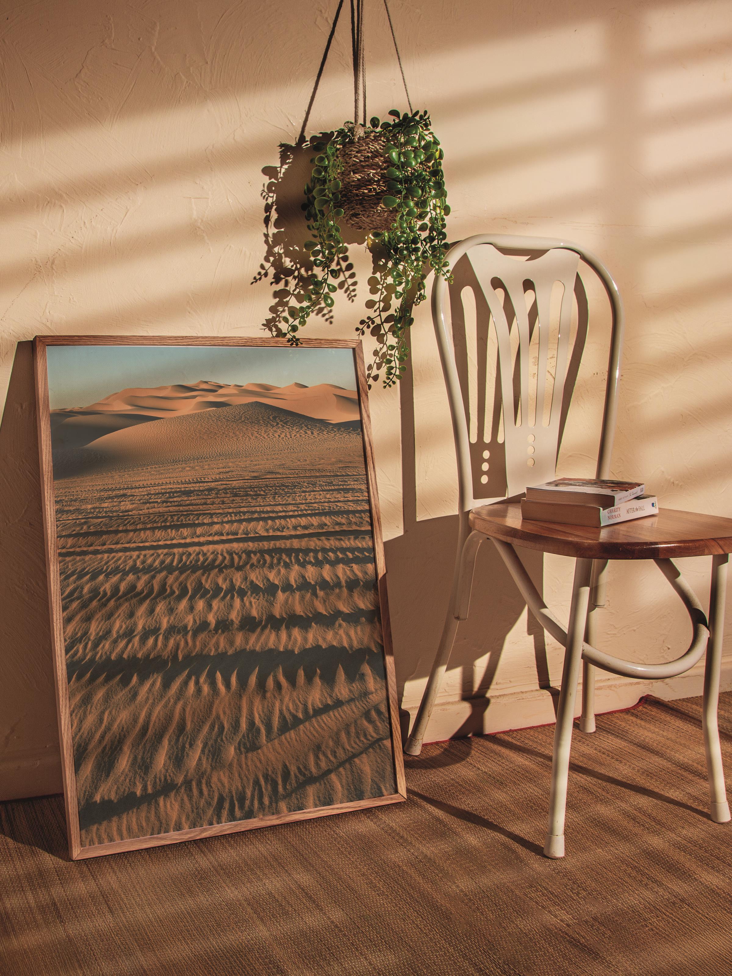 Çerçevesiz Poster, Çöl Tablo No:37, HD Fotoğraf, Salon, Mutfak Duvar Dekoru Poster