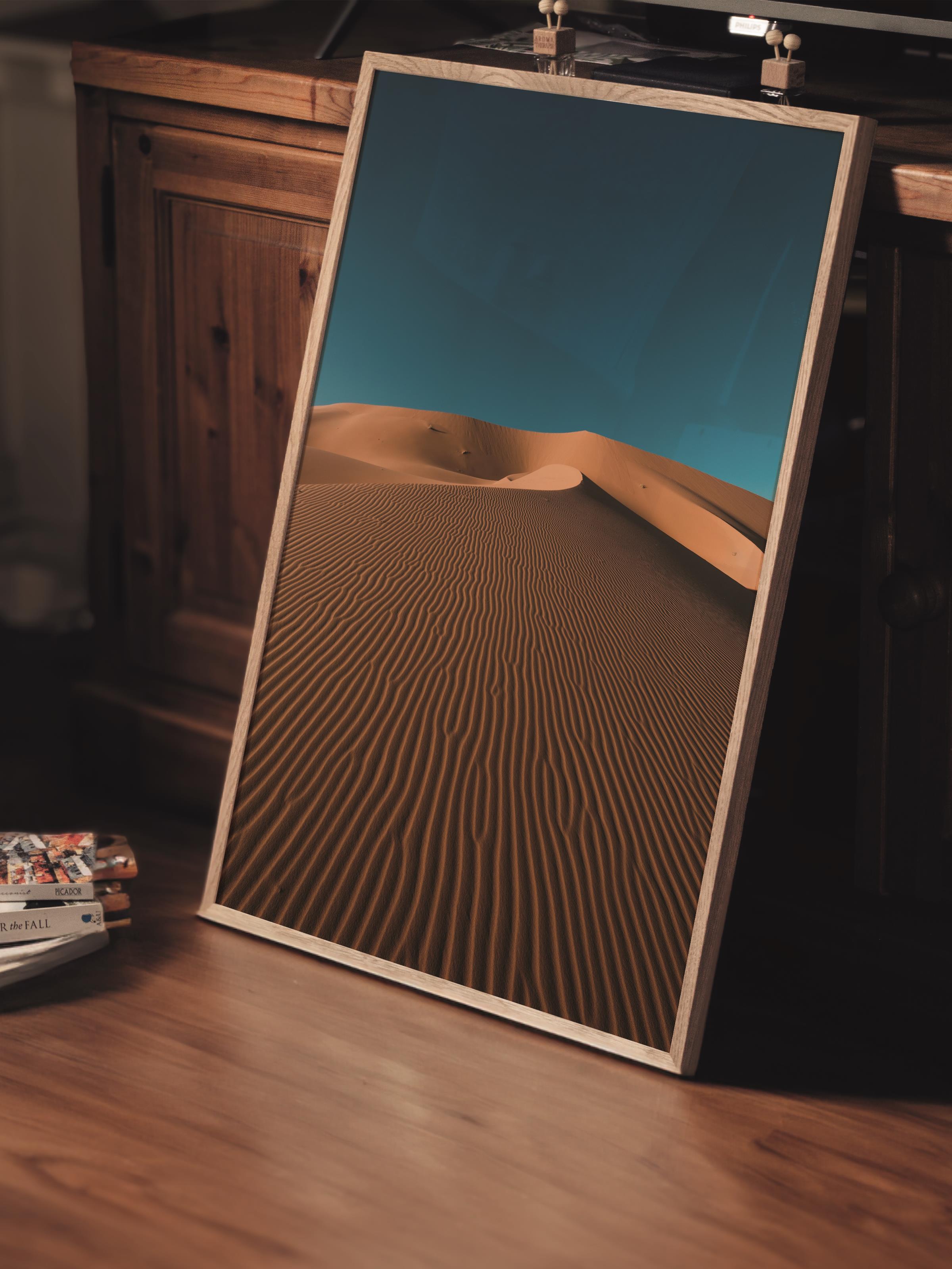 Çerçevesiz Poster, Çöl Tablo No:48, HD Fotoğraf, Salon, Mutfak Duvar Dekoru Poster