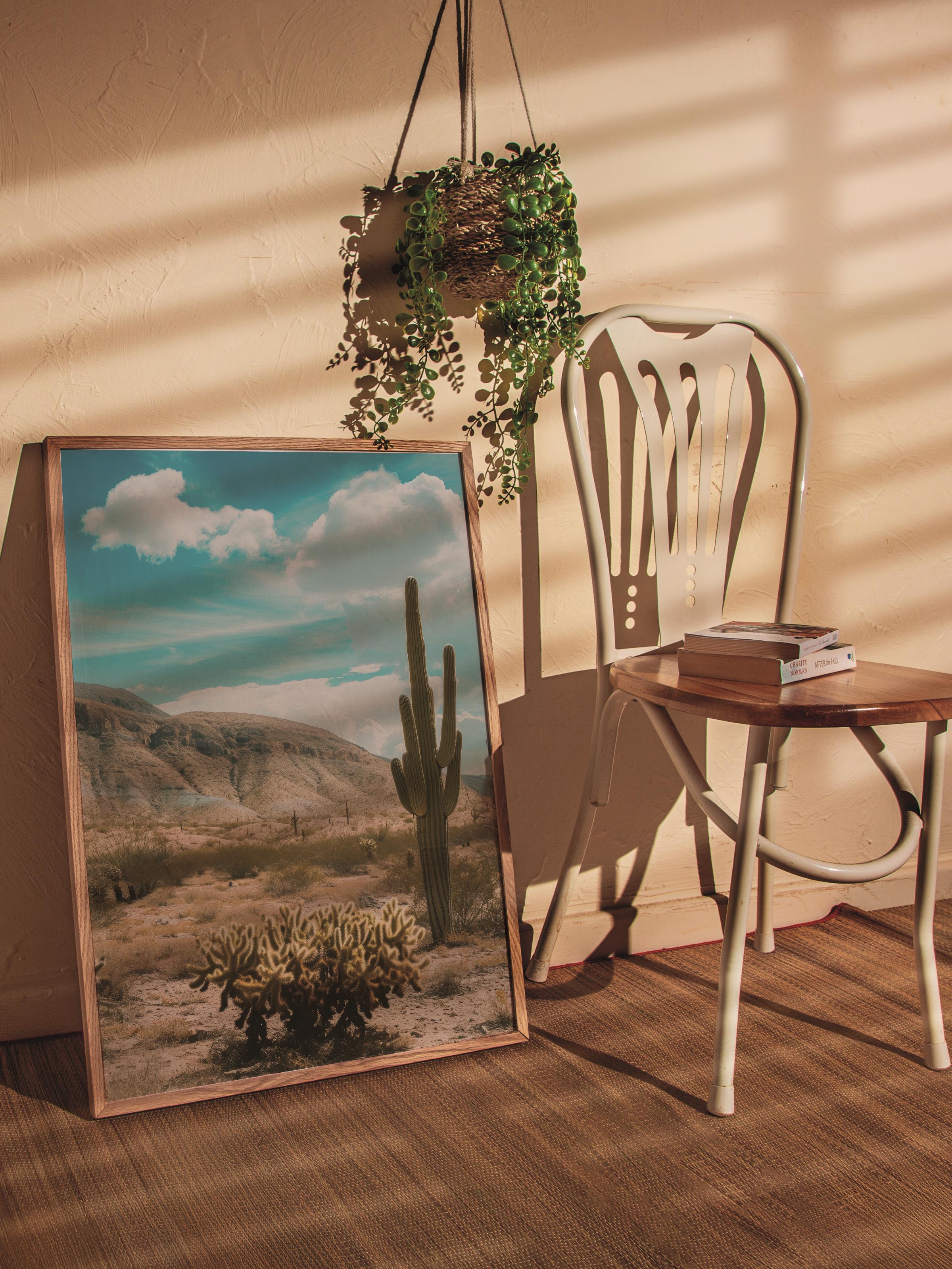 Çerçevesiz Poster, Çöl Tablo No:5, HD Fotoğraf, Salon, Mutfak Duvar Dekoru Poster