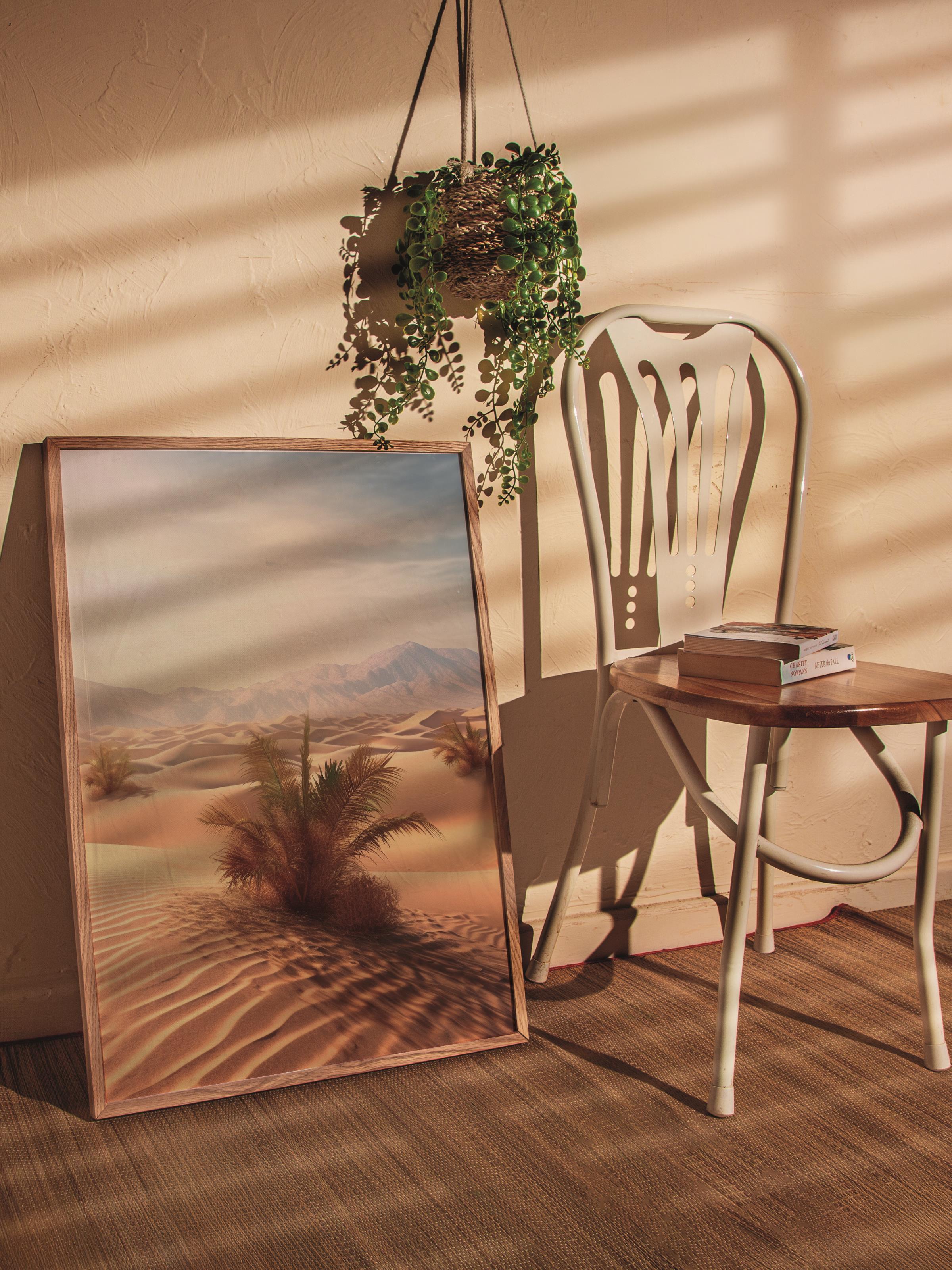 Çerçevesiz Poster, Çöl Tablo No:7, HD Fotoğraf, Salon, Mutfak Duvar Dekoru Poster