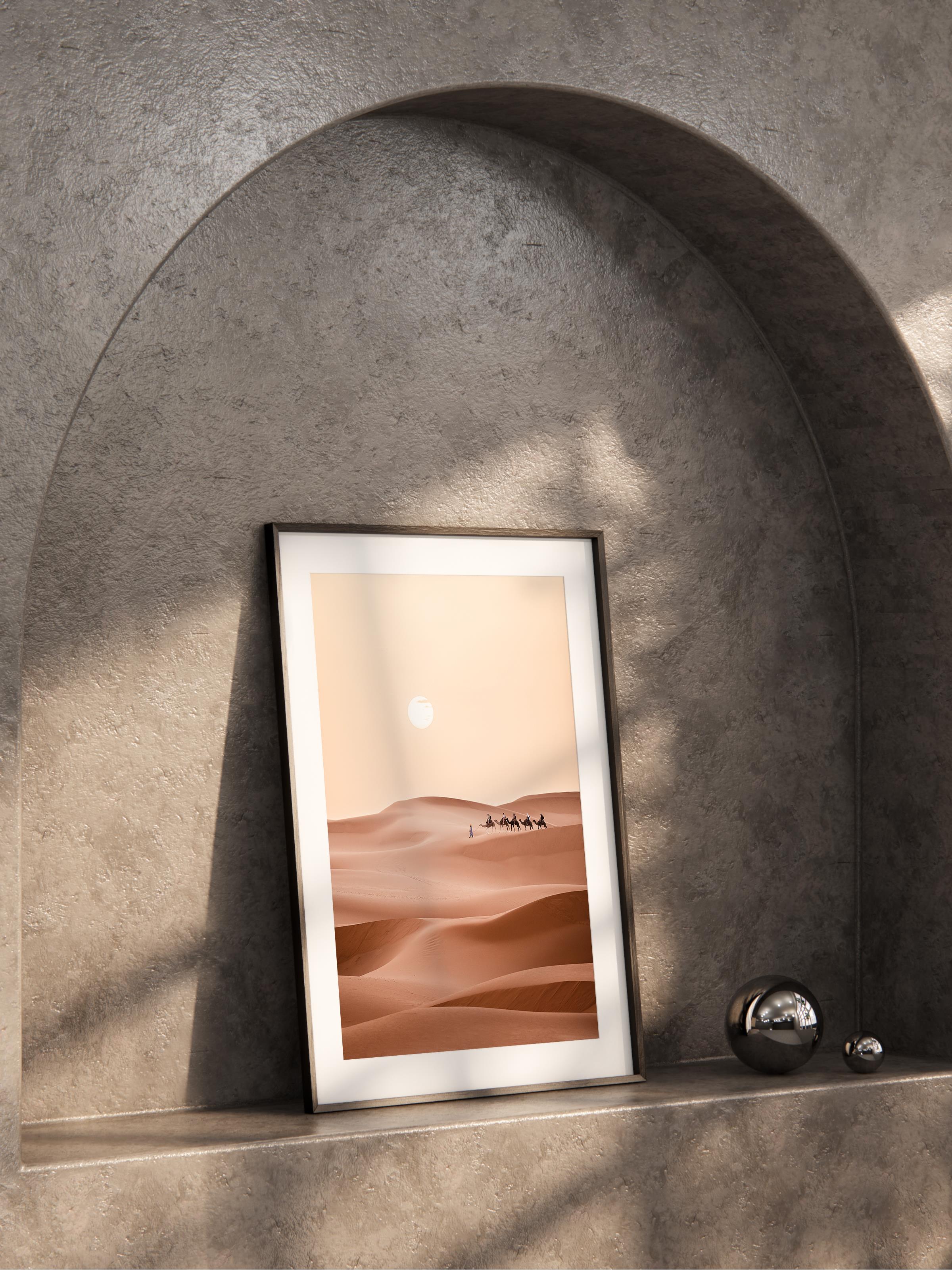 Çerçevesiz Poster, Çöl Tablo No:9, HD Fotoğraf, Salon, Mutfak Duvar Dekoru Poster