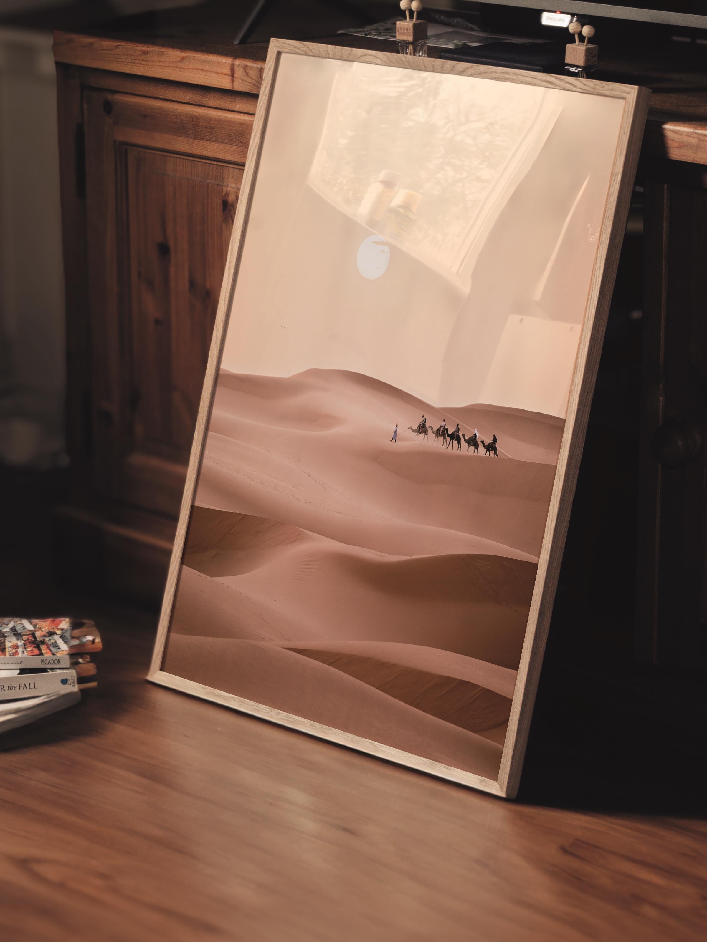 Çerçevesiz Poster, Çöl Tablo No:9, HD Fotoğraf, Salon, Mutfak Duvar Dekoru Poster