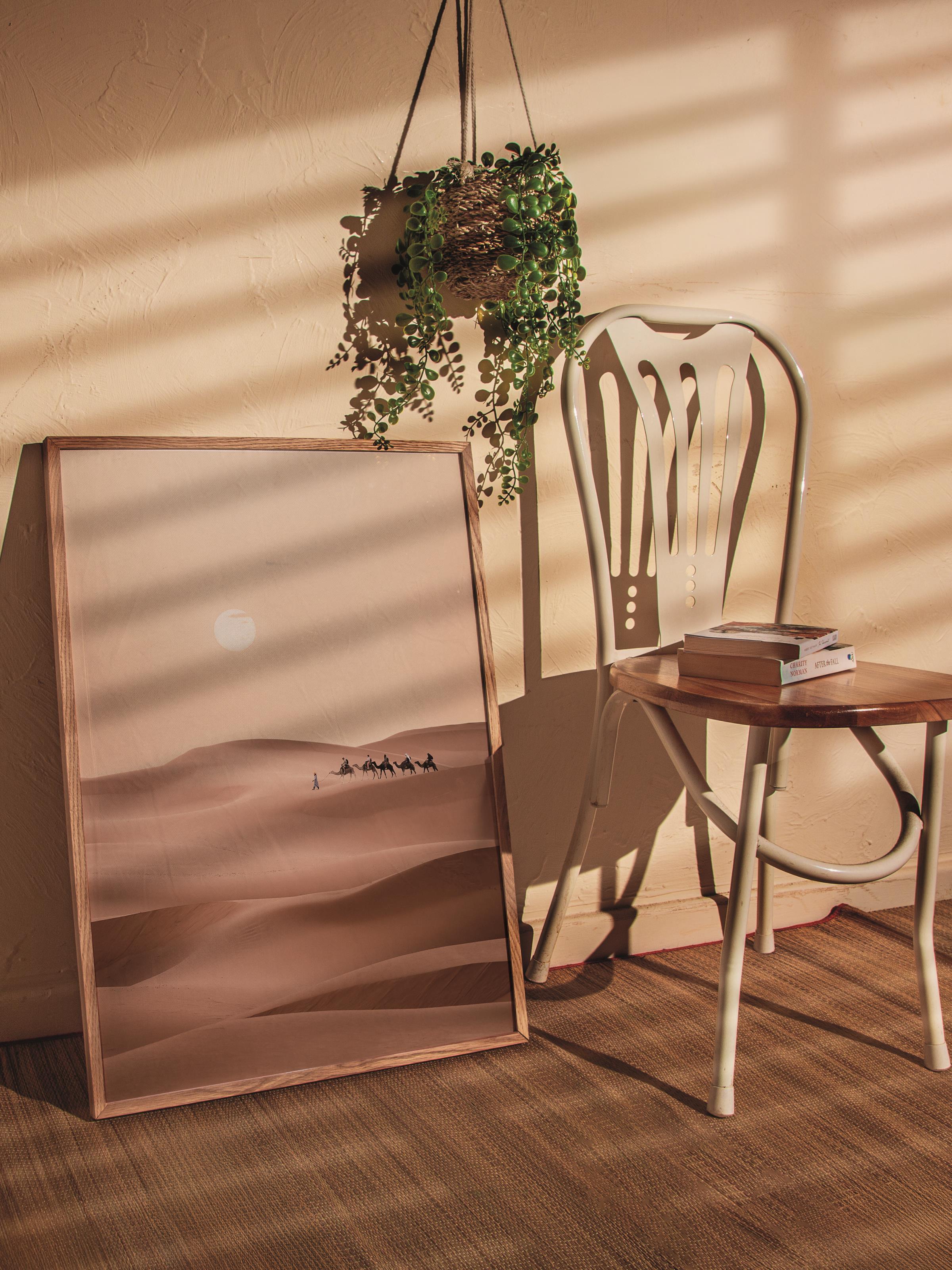 Çerçevesiz Poster, Çöl Tablo No:9, HD Fotoğraf, Salon, Mutfak Duvar Dekoru Poster