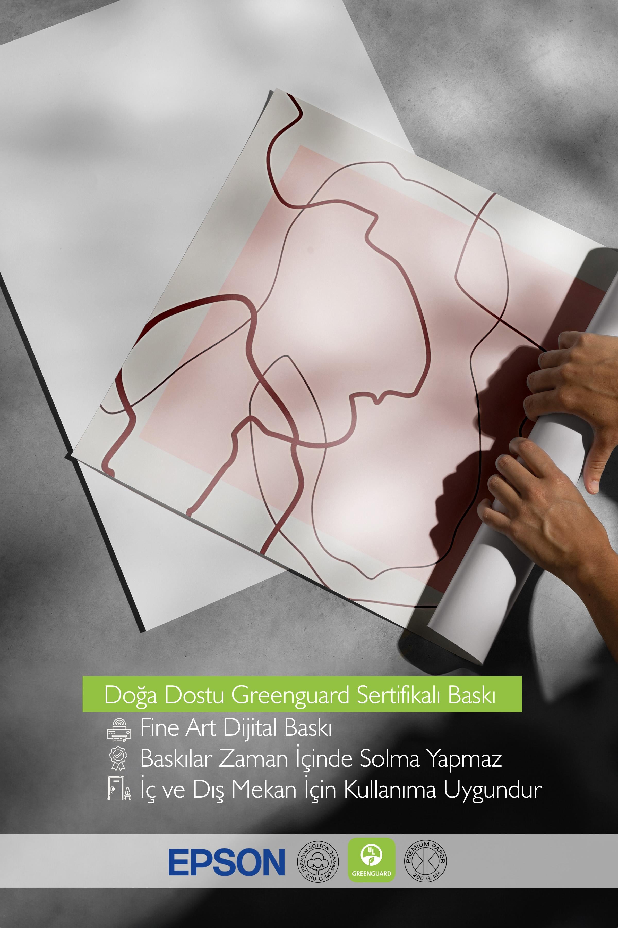 Çerçevesiz Poster, HD Kalite Duvar Posteri,Comfort Serisi, Abstract Red Lines Poster, NO:108705