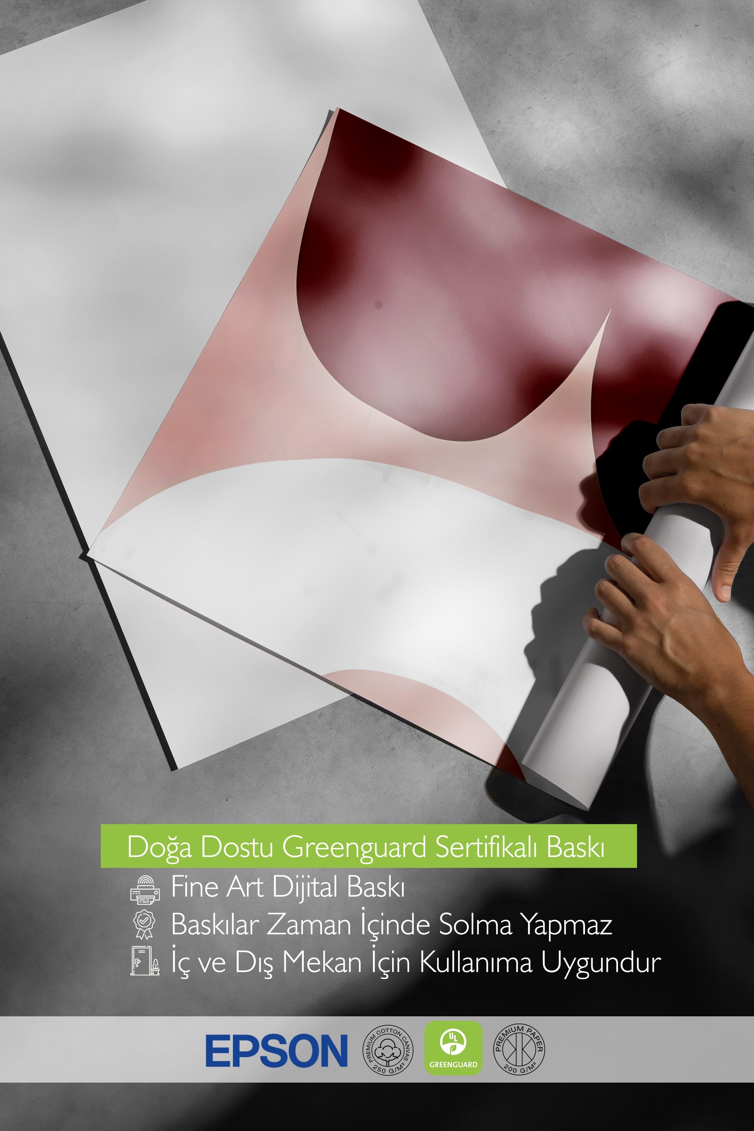 Çerçevesiz Poster, Comfort Serisi, Asymmetrical Shapes No1 Poster, NO:108610