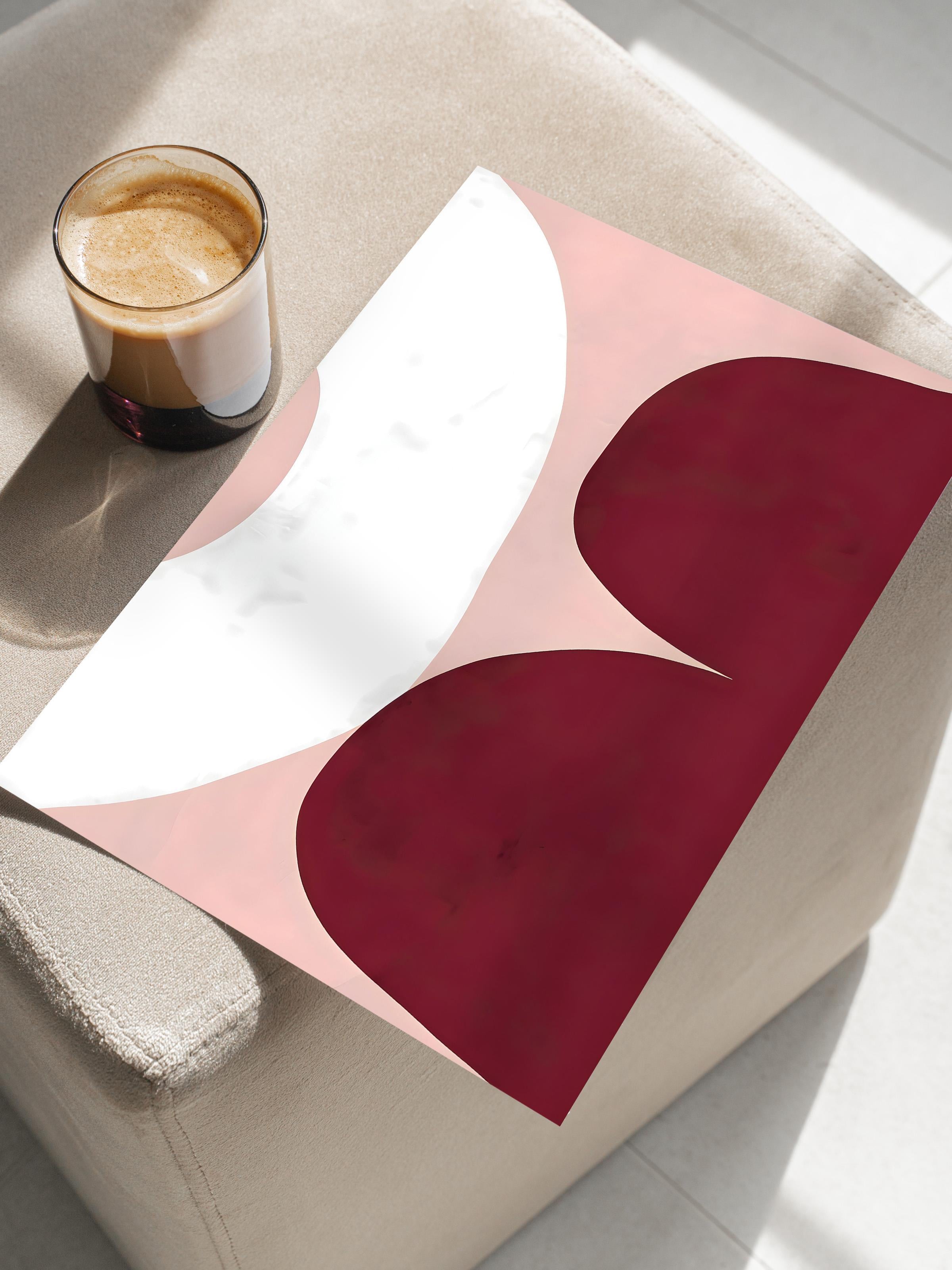 Çerçevesiz Poster, Comfort Serisi, Asymmetrical Shapes No1 Poster, NO:108610