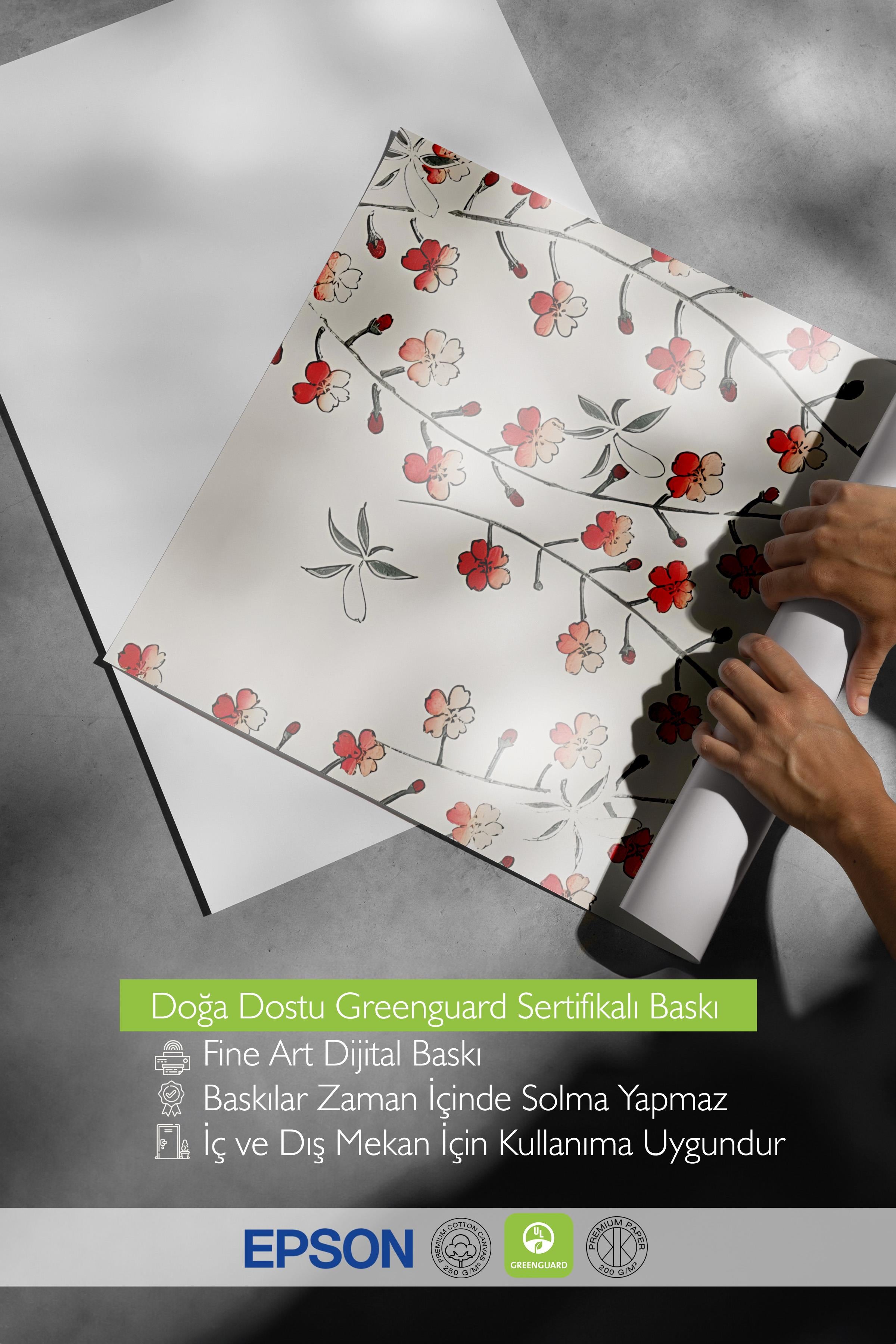 Çerçevesiz Poster, Comfort Serisi, Bijutsu Sekai - Cherry Blossom Poster, NO:108700