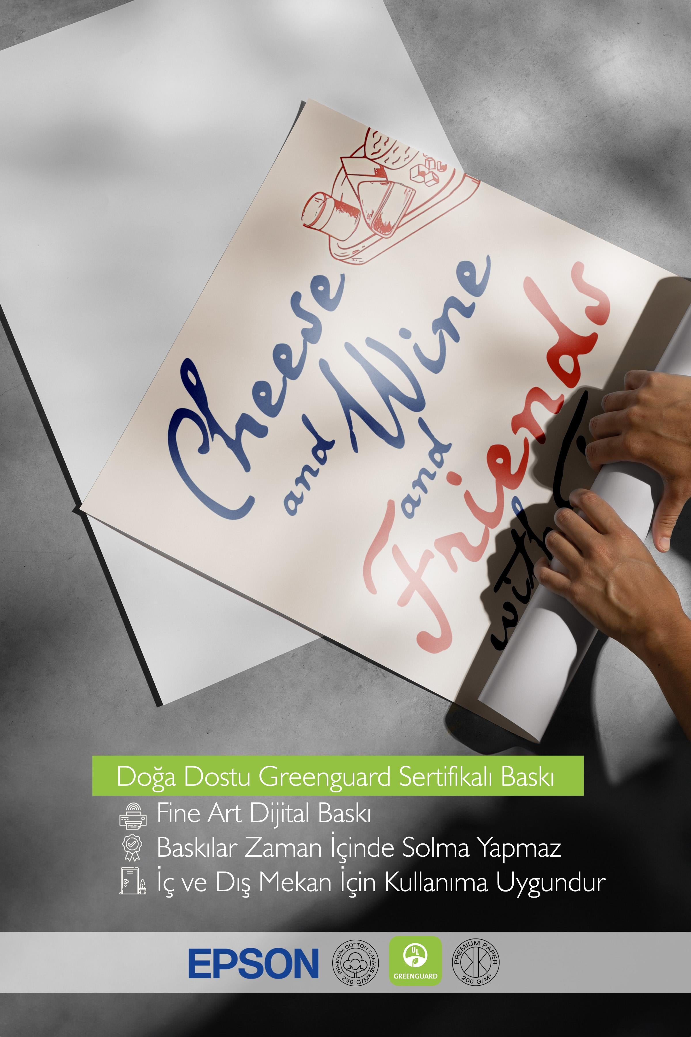 Çerçevesiz Poster, HD Kalite Duvar Posteri,Comfort Serisi, Cheese And Wine Poster, NO:108702