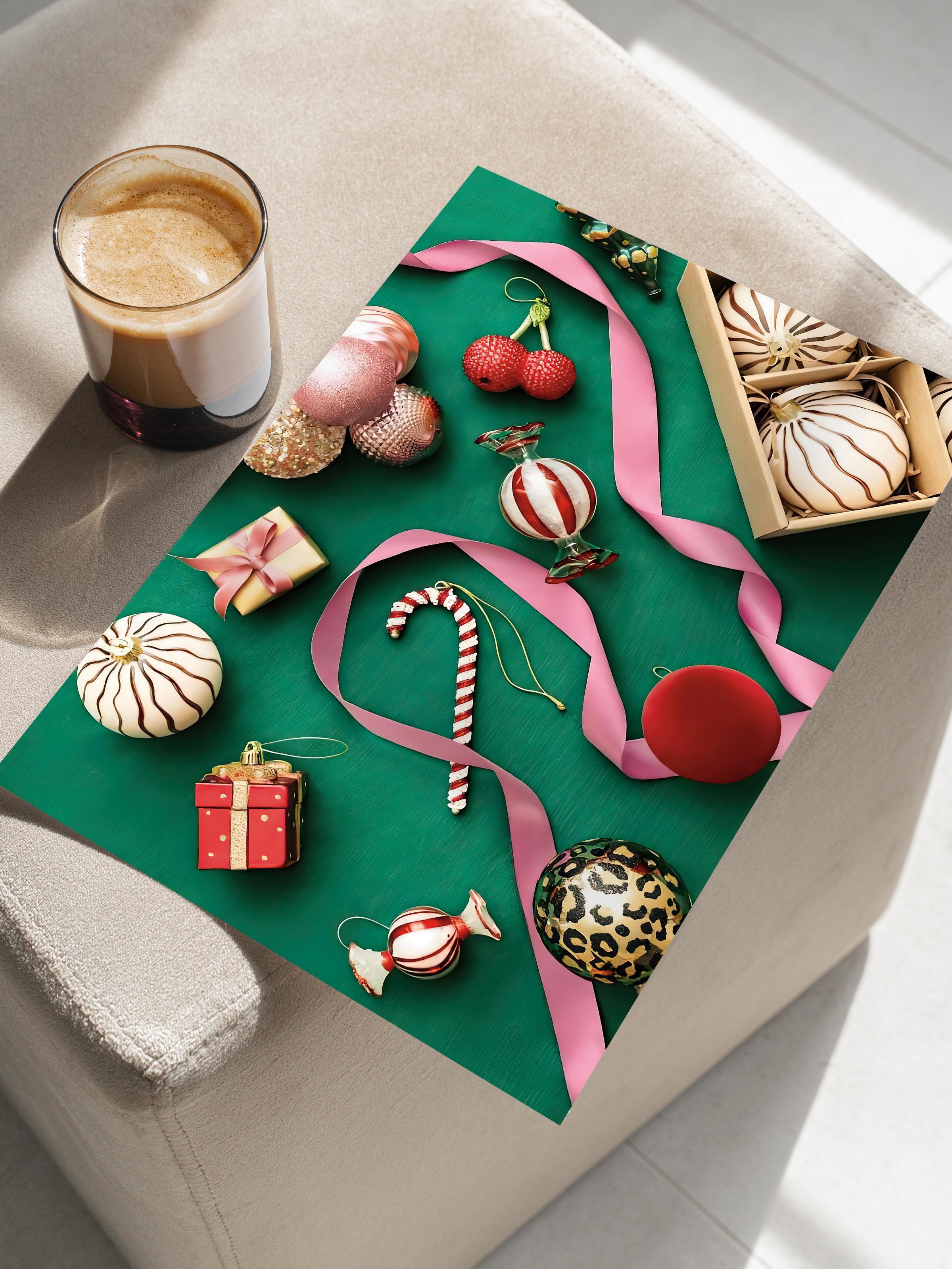 Çerçevesiz Yılbaşı Posteri, Yılbaşı Dekoru, Comfort Serisi, Christmas Decorations Poster, NO:108666