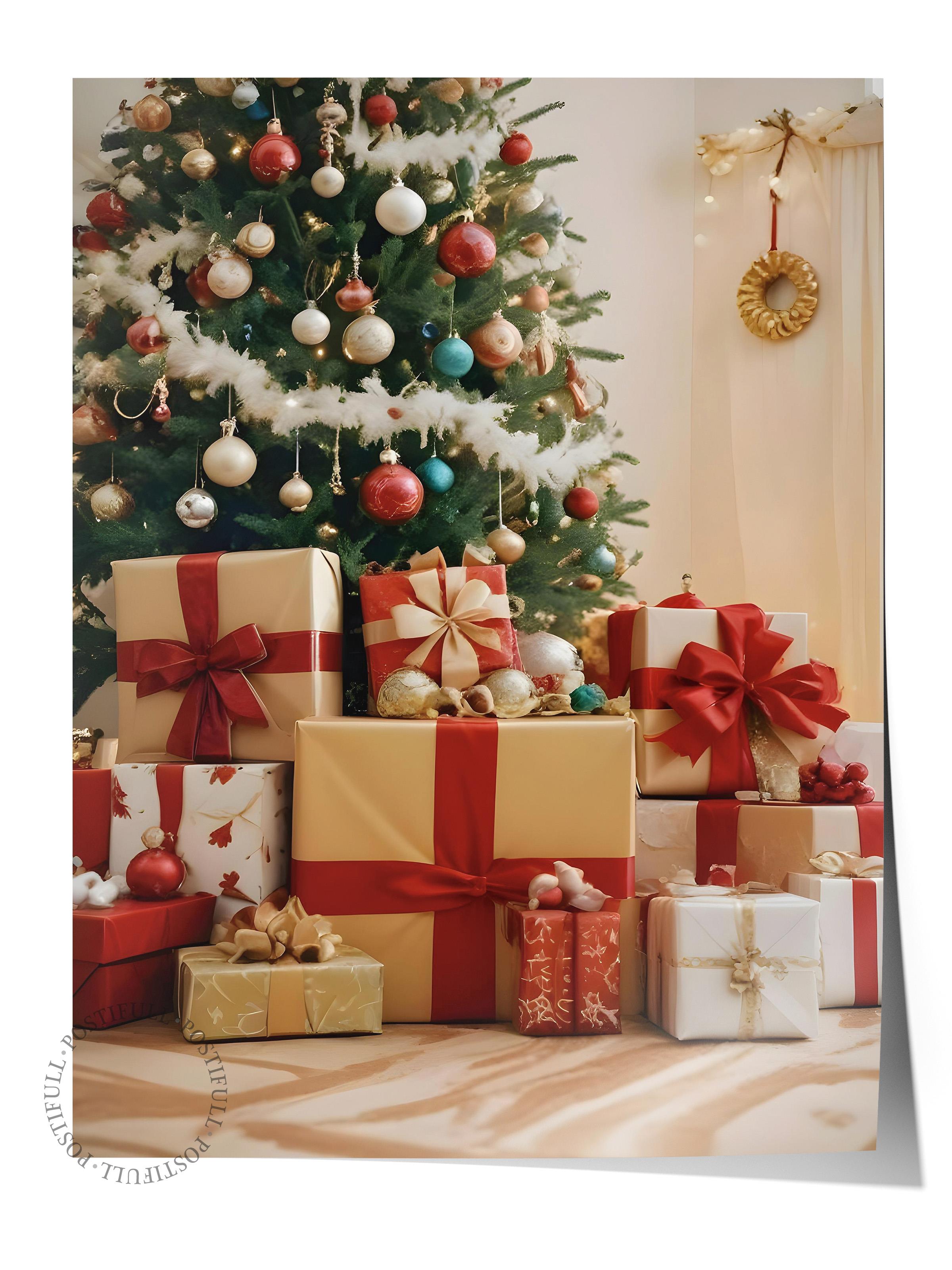 Çerçevesiz Yılbaşı Posteri, Yılbaşı Dekoru, Comfort Serisi, Christmas Gifts Poster, NO:108648