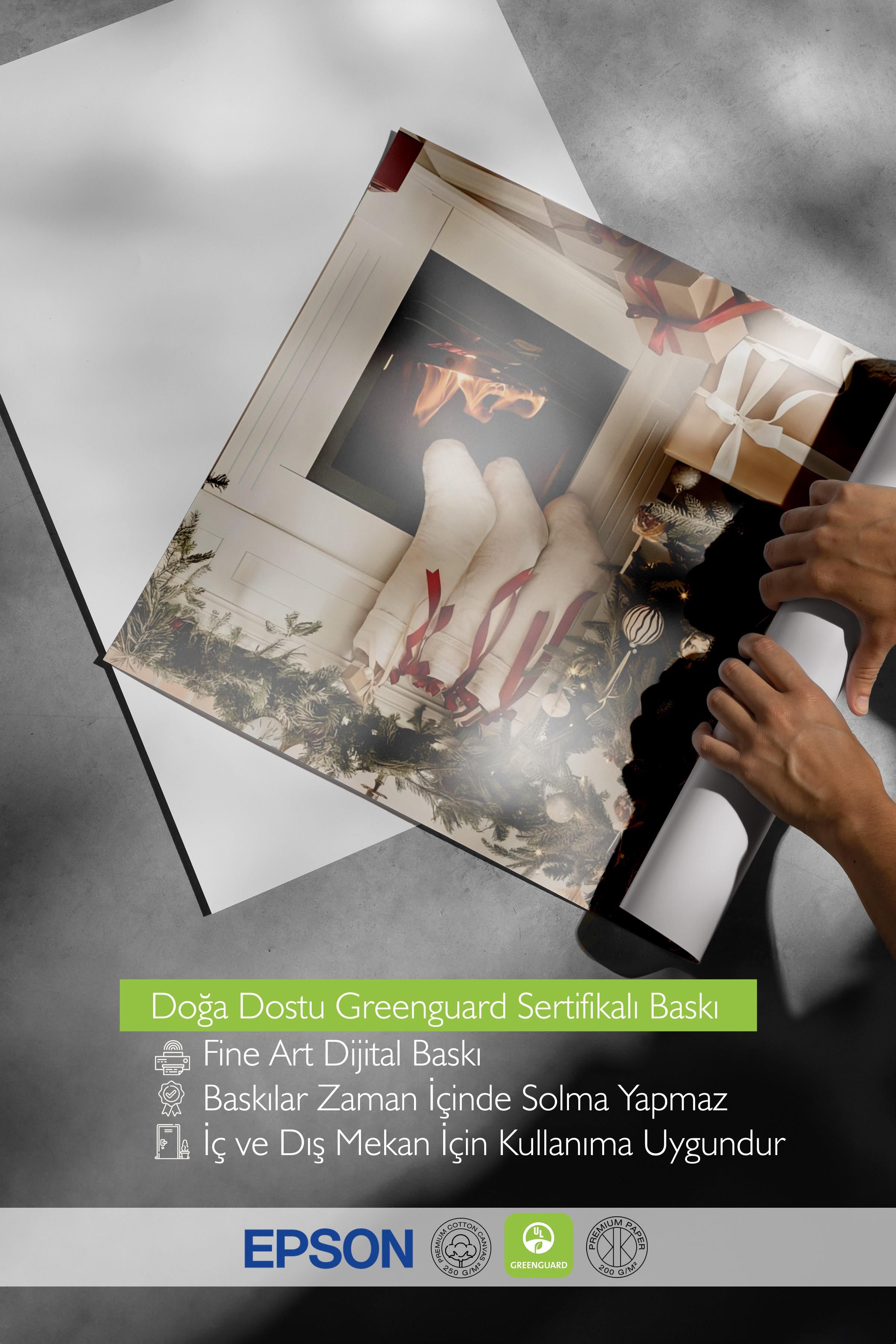 Çerçevesiz Yılbaşı Posteri, Yılbaşı Dekoru, Comfort Serisi, Christmas Morning Poster, NO:108635