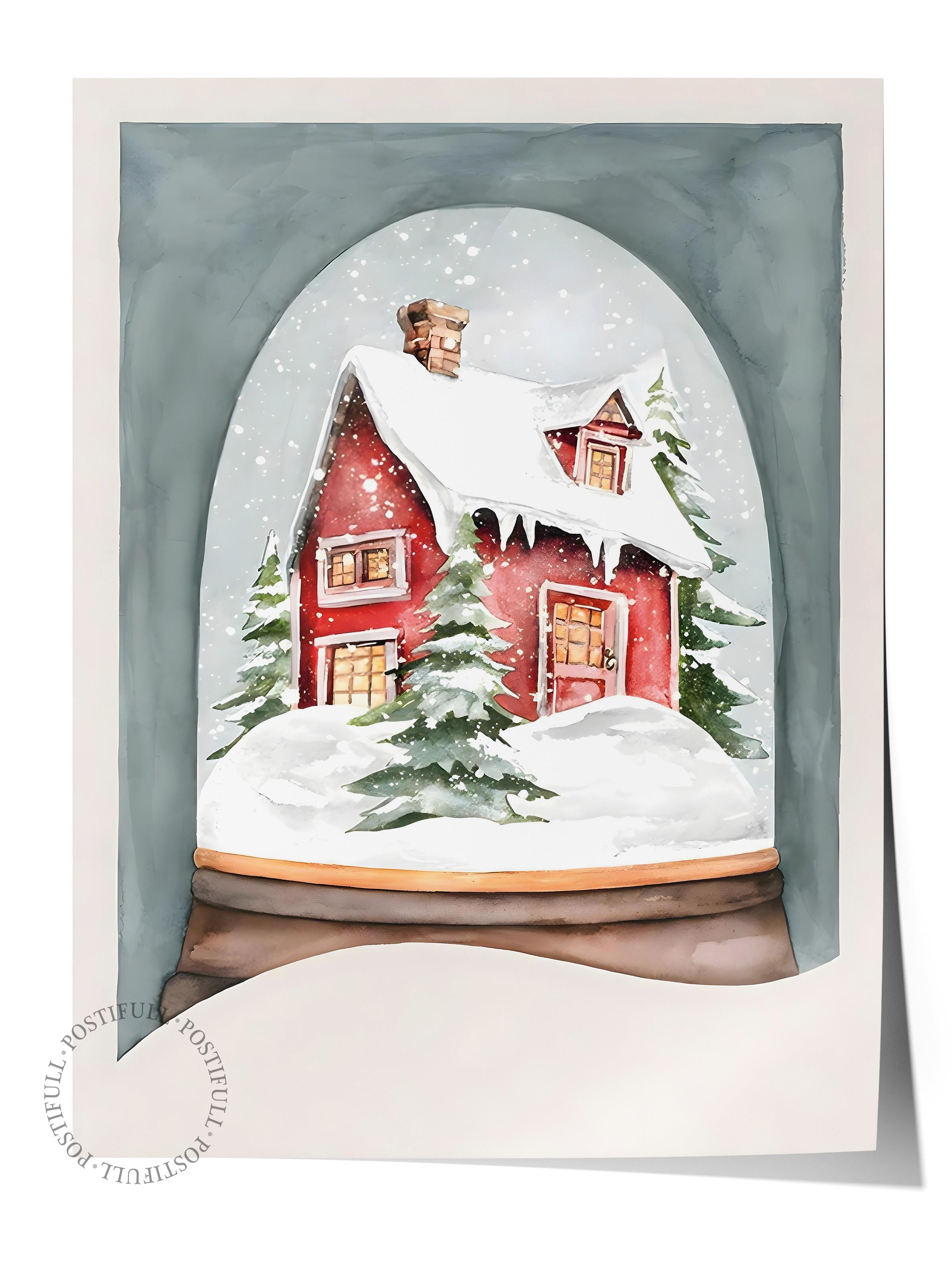 Çerçevesiz Yılbaşı Posteri, Yılbaşı Dekoru, Comfort Serisi, Crystal Ball Poster, NO:108681