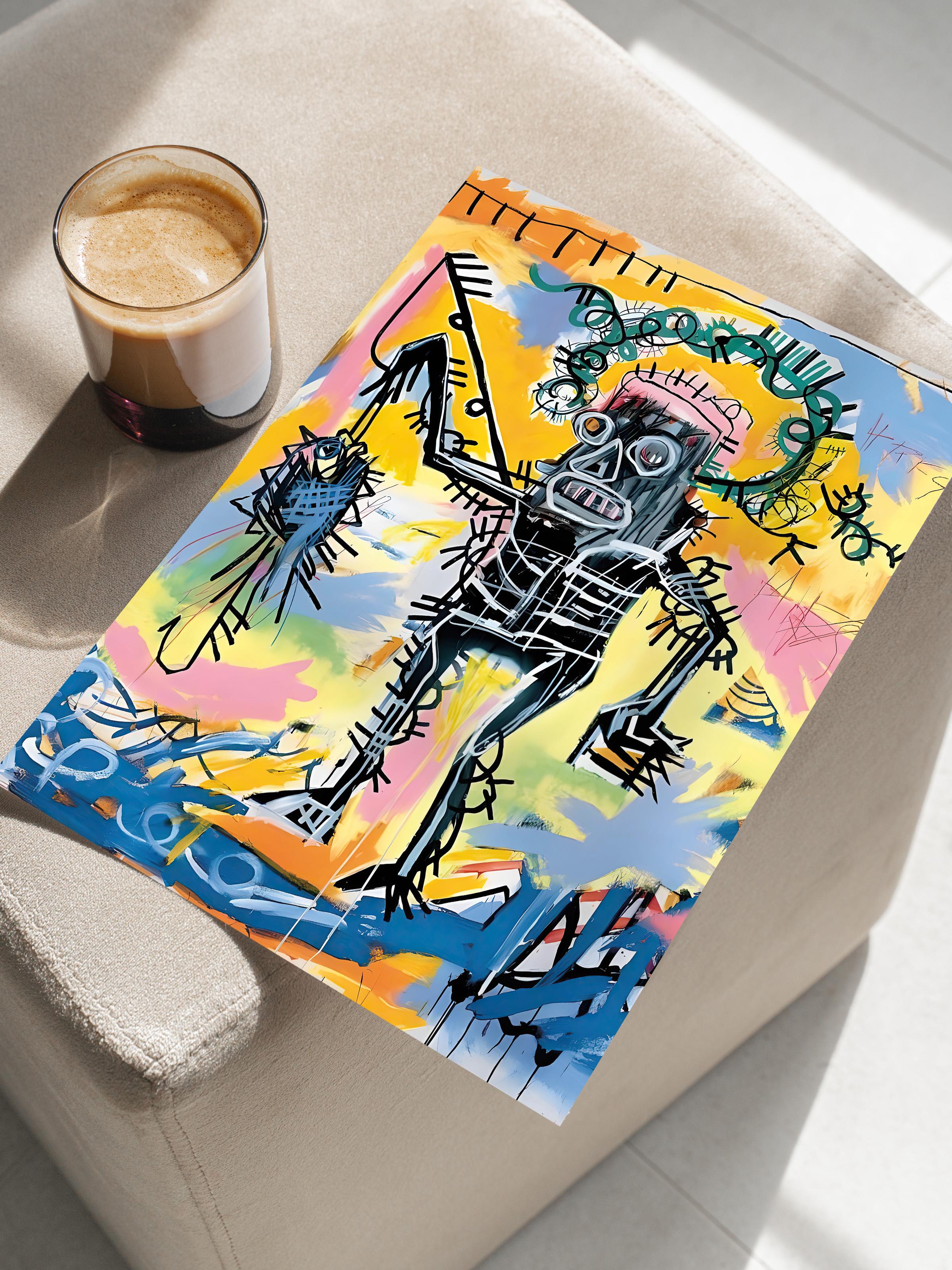 Çerçevesiz Poster, HD Kalite Duvar Posteri,Comfort Serisi, Electric fish Poster, NO:108691