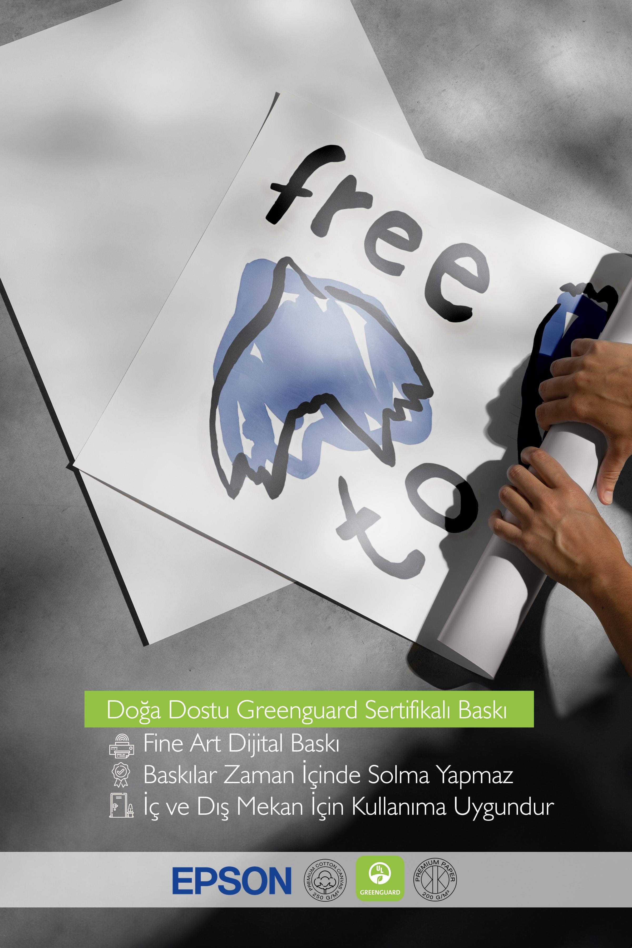 Çerçevesiz Poster, HD Kalite Duvar Posteri,Comfort Serisi, Free to Be Poster, NO:108607