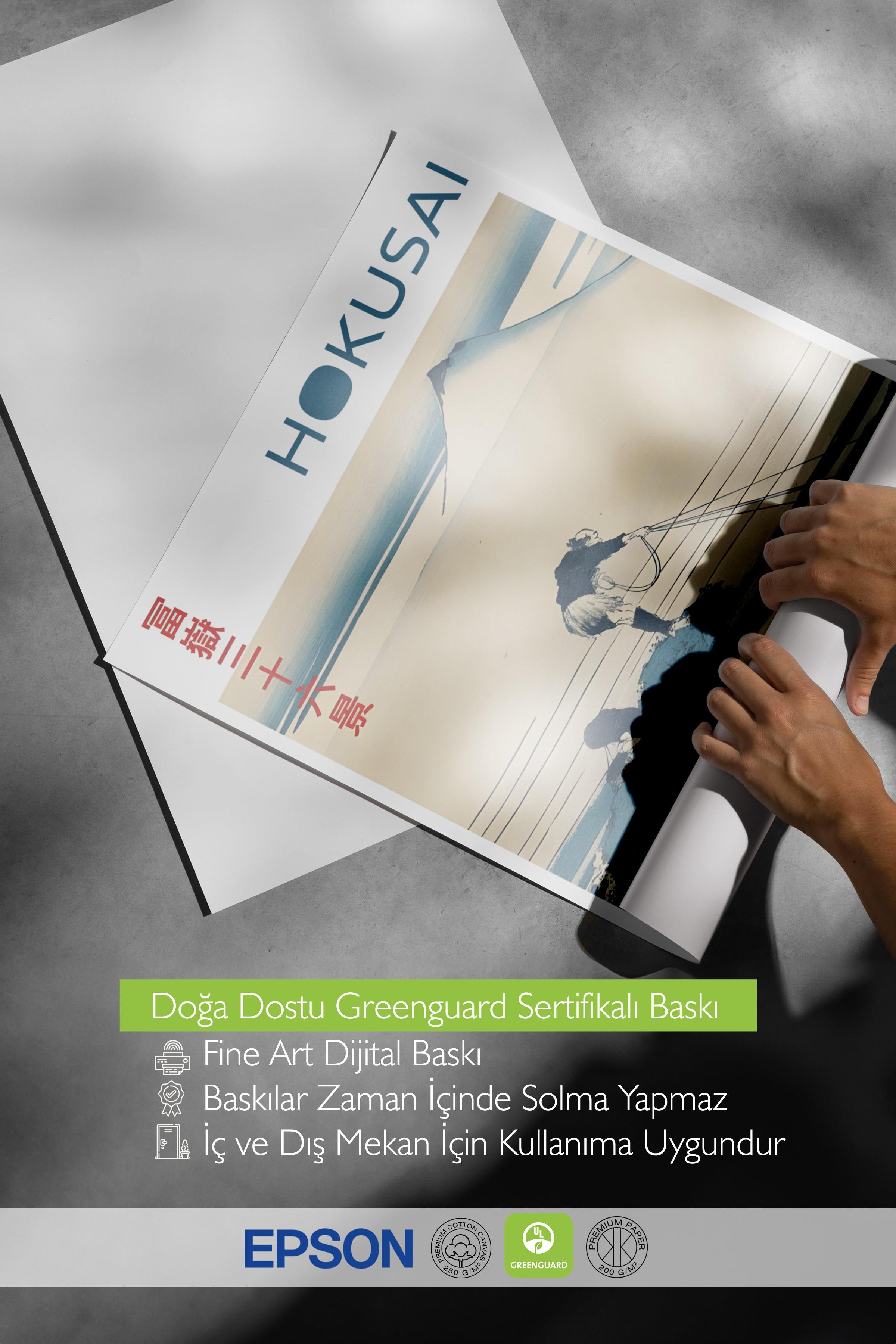 Çerçevesiz Poster, Comfort Serisi, Hokusai - Kajikazawa In Kai Province Poster, NO:108697