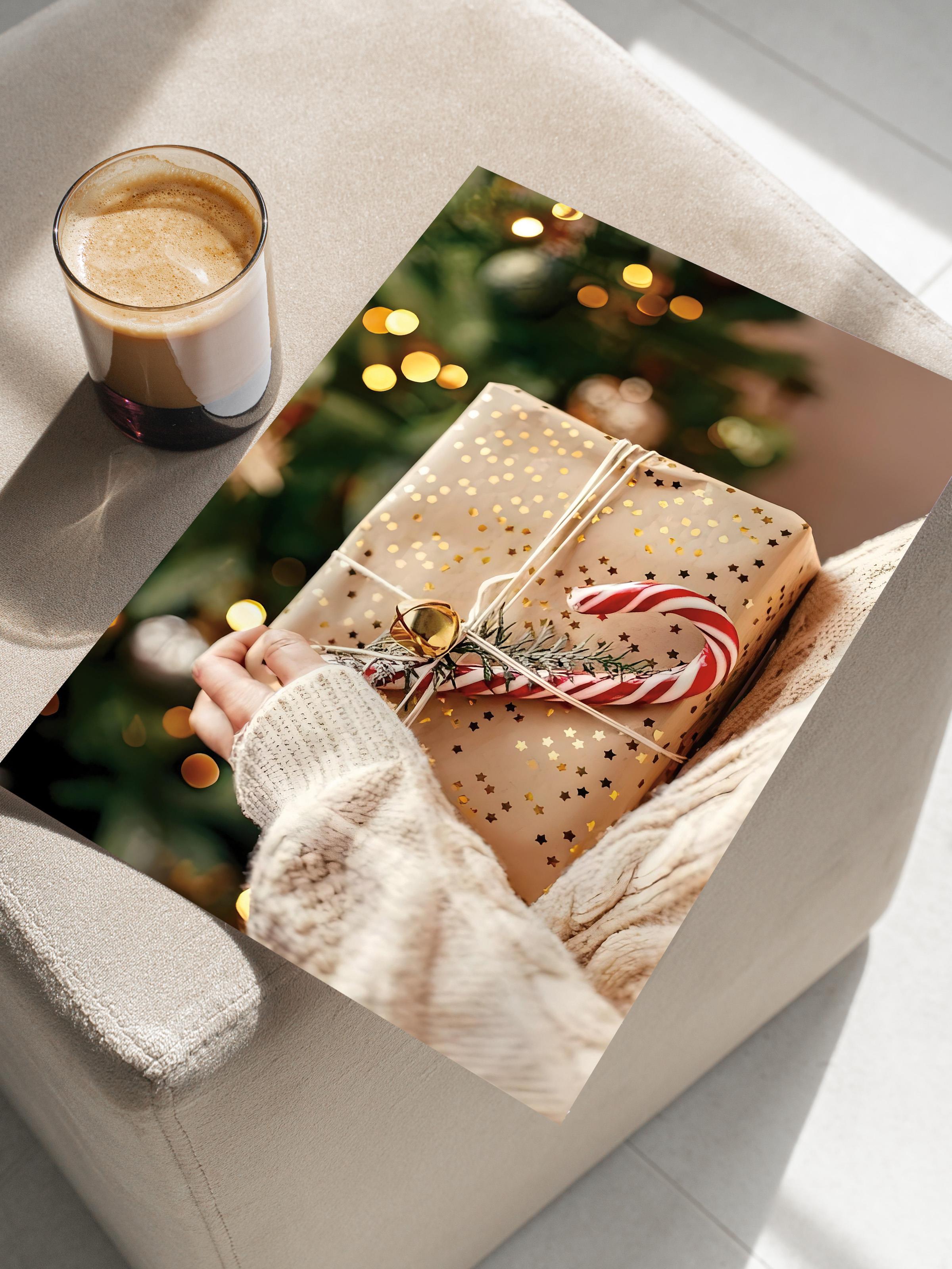 Çerçevesiz Yılbaşı Posteri, Yılbaşı Dekoru, Comfort Serisi, Holiday Gift Poster, NO:108629