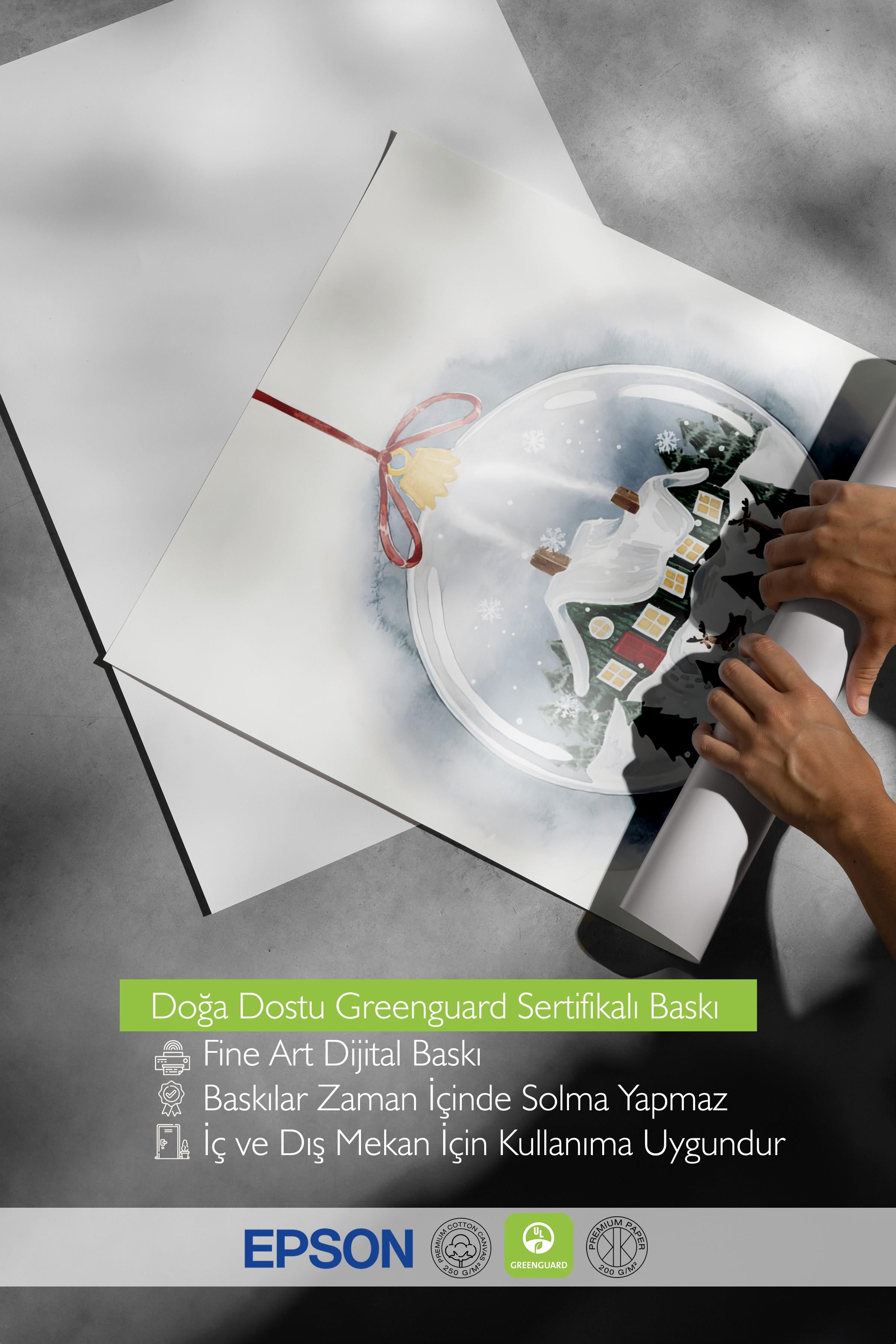 Çerçevesiz Yılbaşı Posteri, Yılbaşı Dekoru, Comfort Serisi, Holiday Ornament Poster, NO:108640