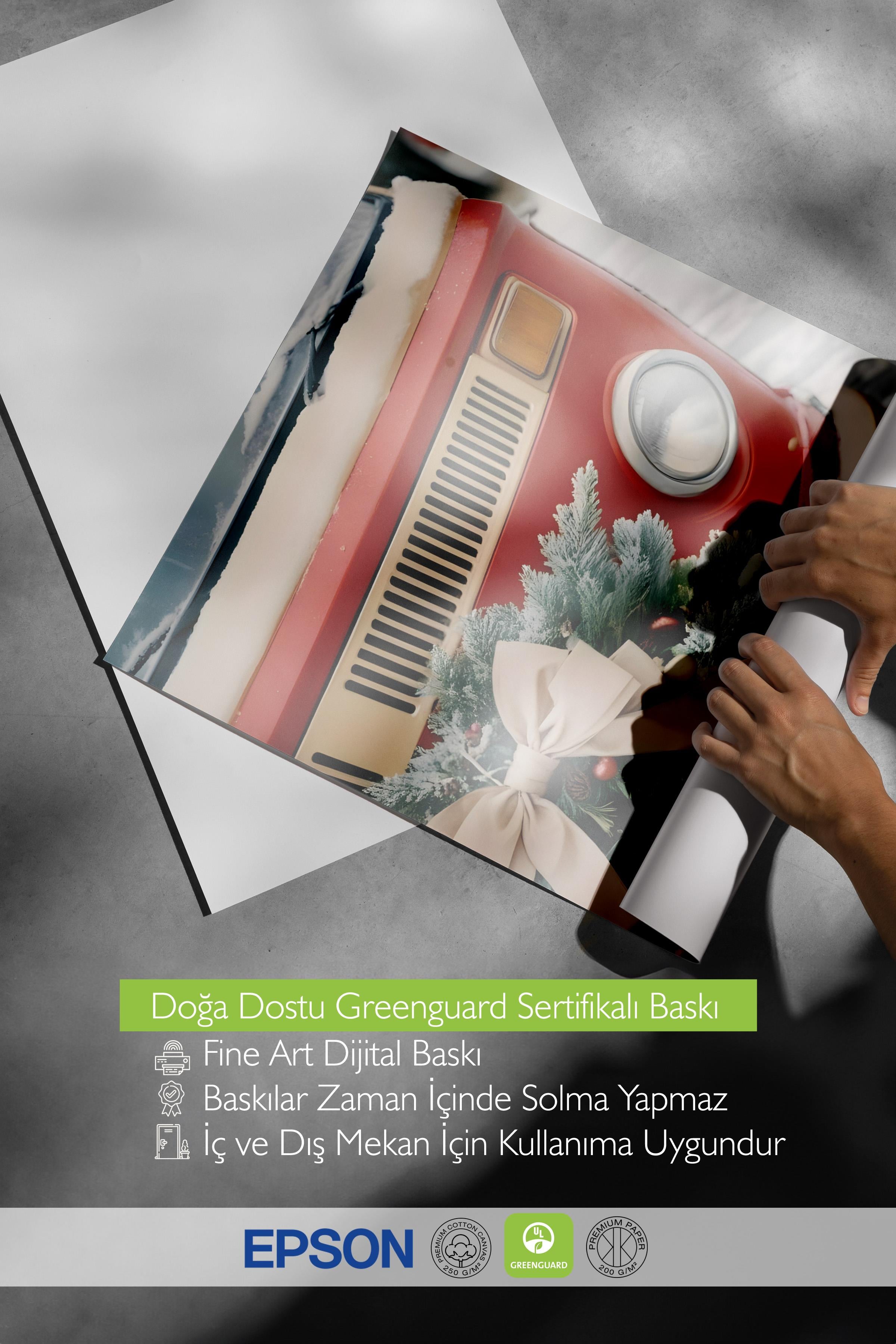 Çerçevesiz Yılbaşı Posteri, Yılbaşı Dekoru, Comfort Serisi, Holiday Van Poster, NO:108627