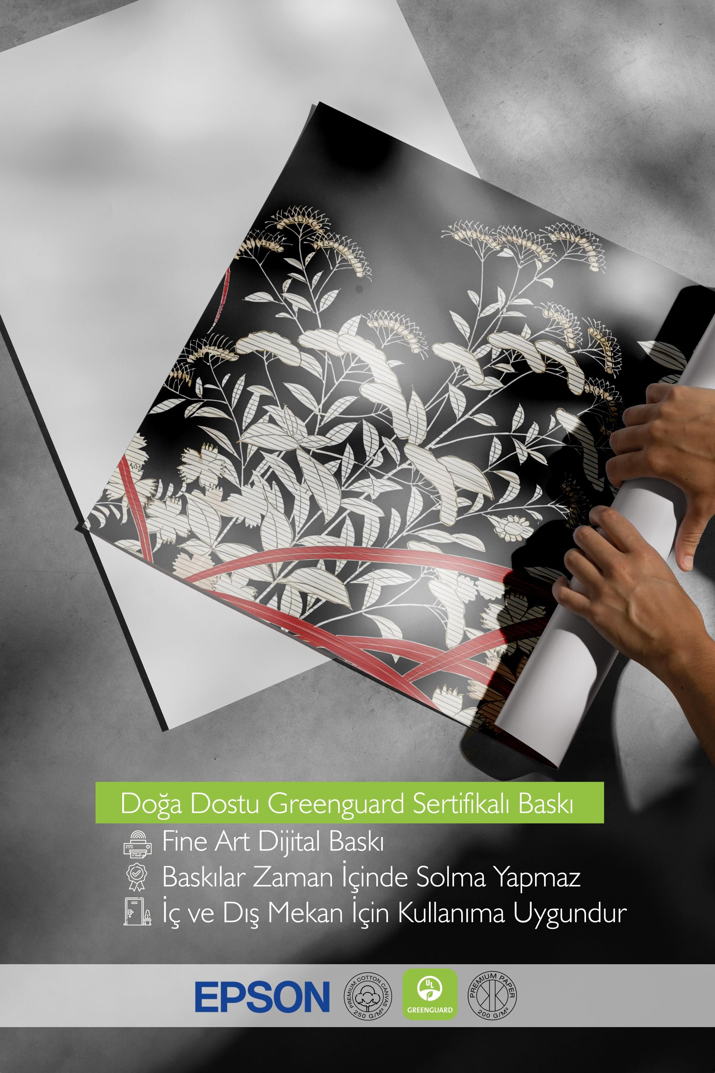 Çerçevesiz Poster, HD Kalite Duvar Posteri,Comfort Serisi, Japanese Flowers Poster, NO:108723