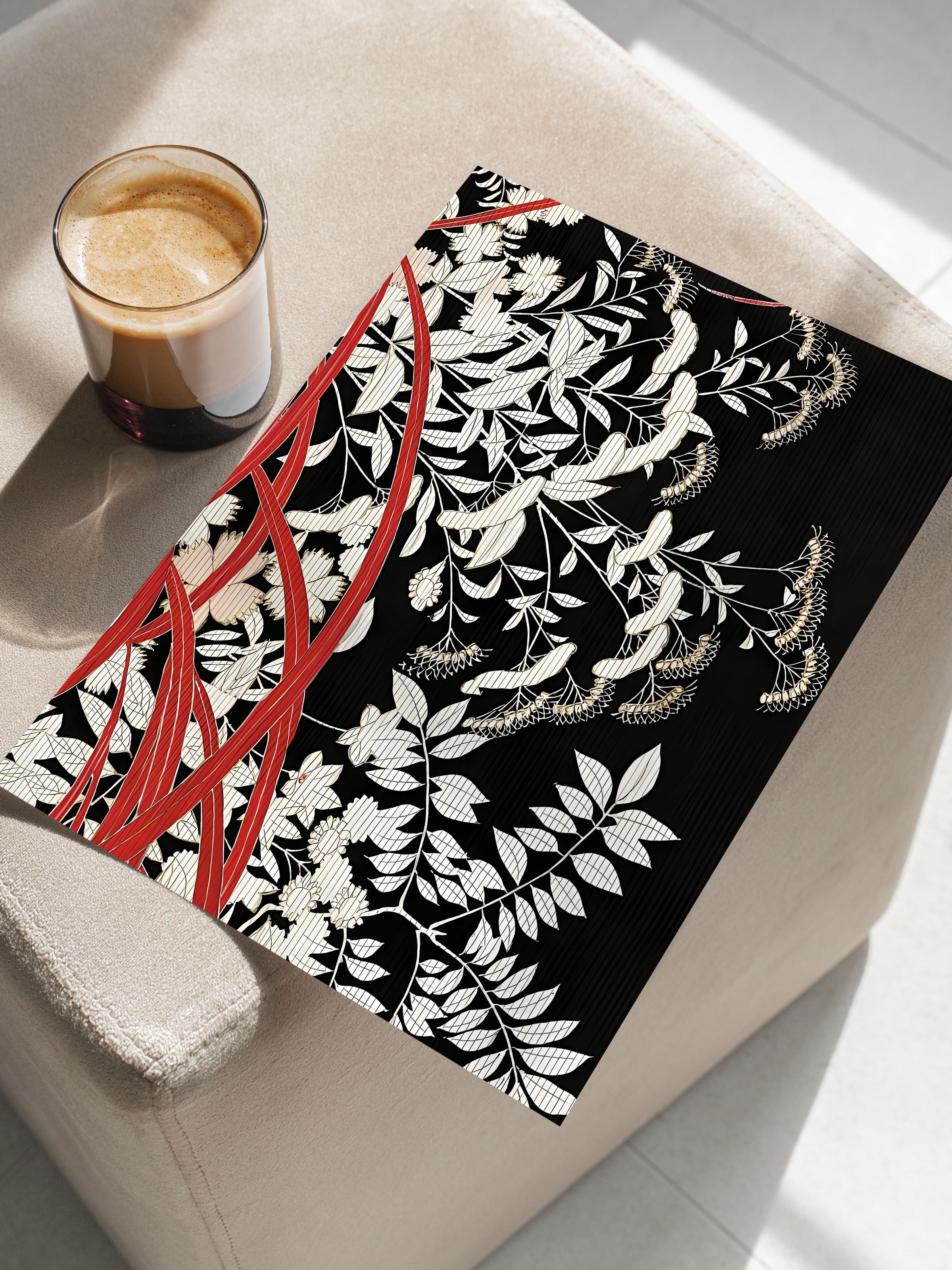 Çerçevesiz Poster, HD Kalite Duvar Posteri,Comfort Serisi, Japanese Flowers Poster, NO:108723