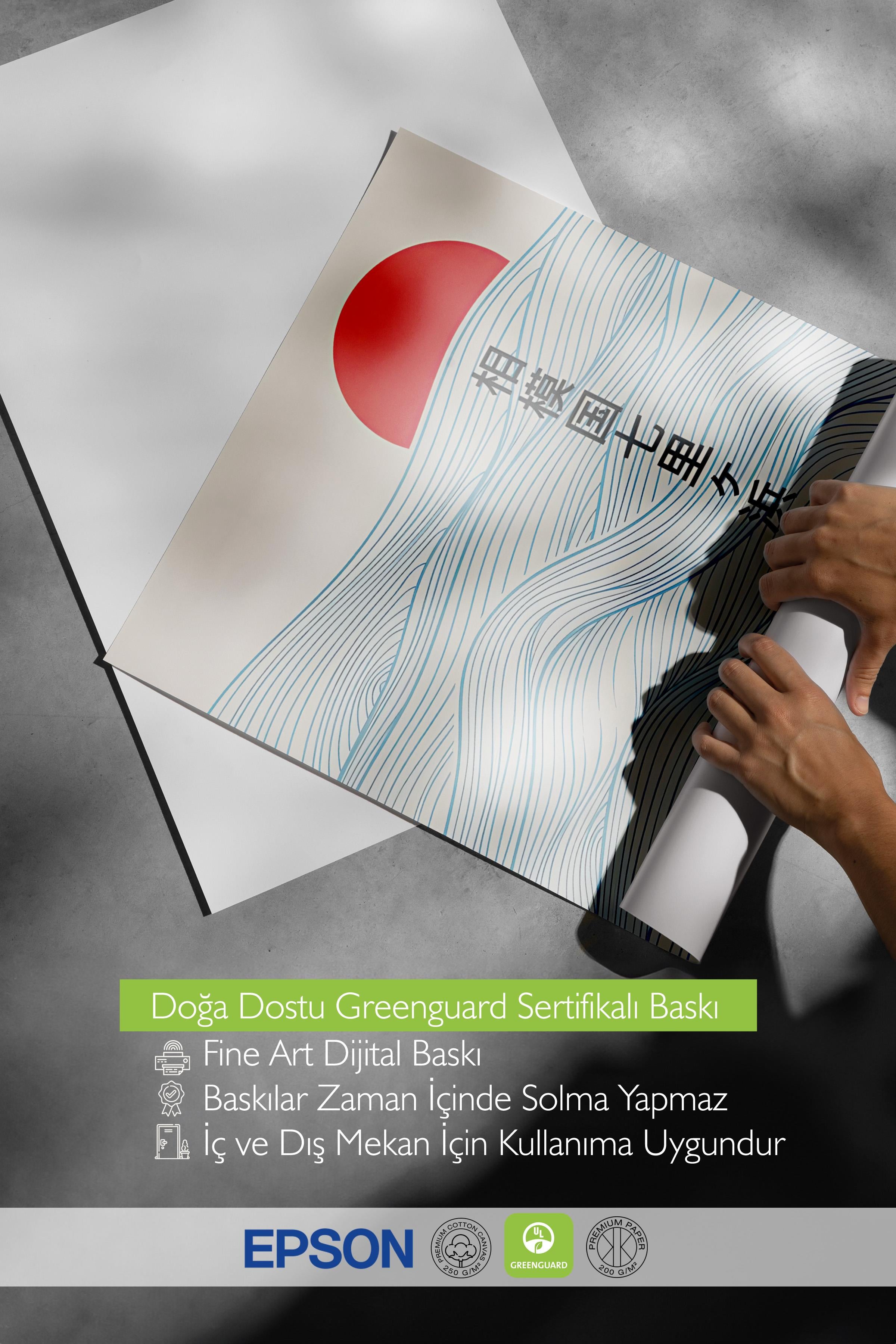 Çerçevesiz Poster, HD Kalite Duvar Posteri,Comfort Serisi, Japanese Red Sun Poster, NO:108708