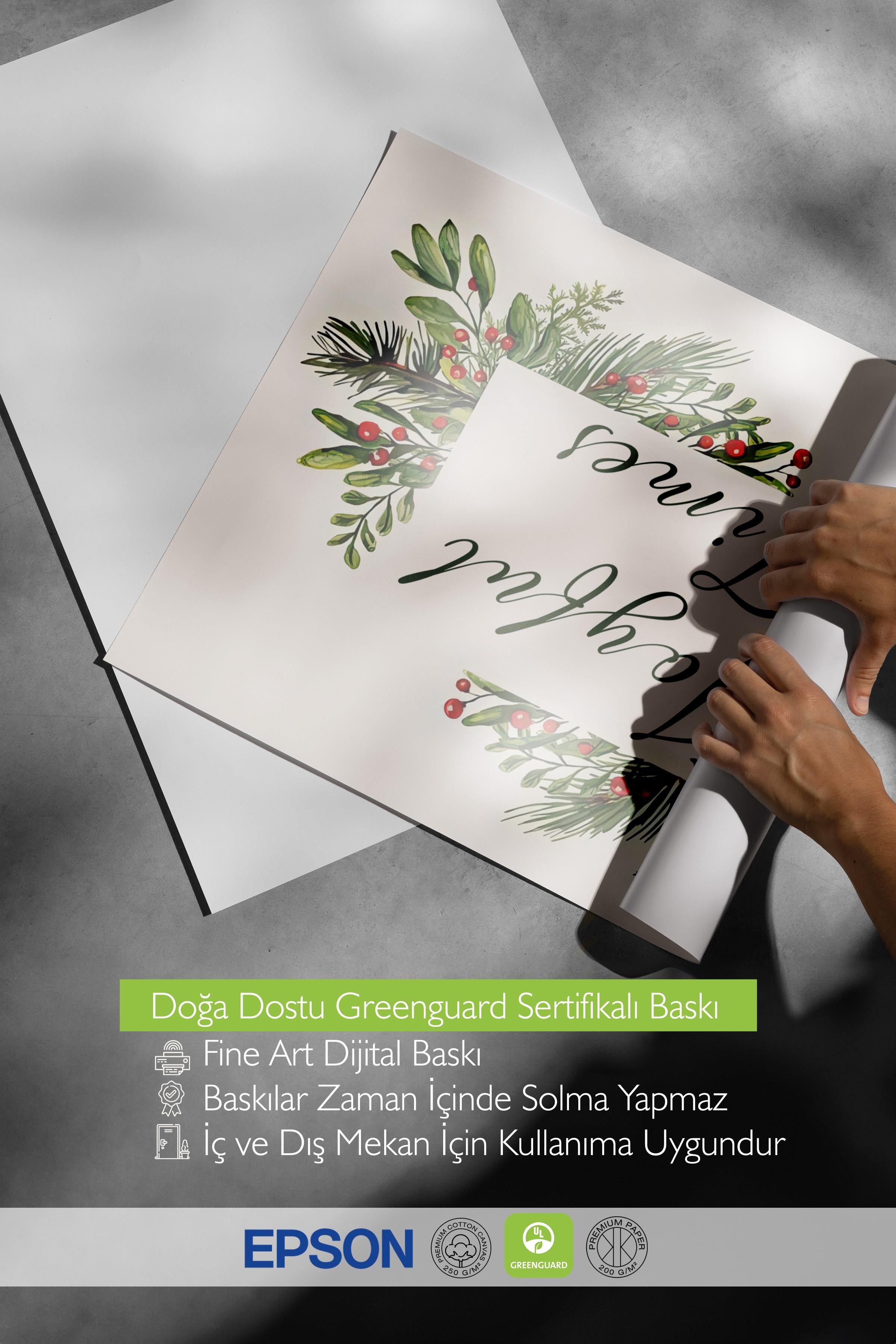 Çerçevesiz Yılbaşı Posteri, Yılbaşı Dekoru, Comfort Serisi, Joyful Times Poster, NO:108633