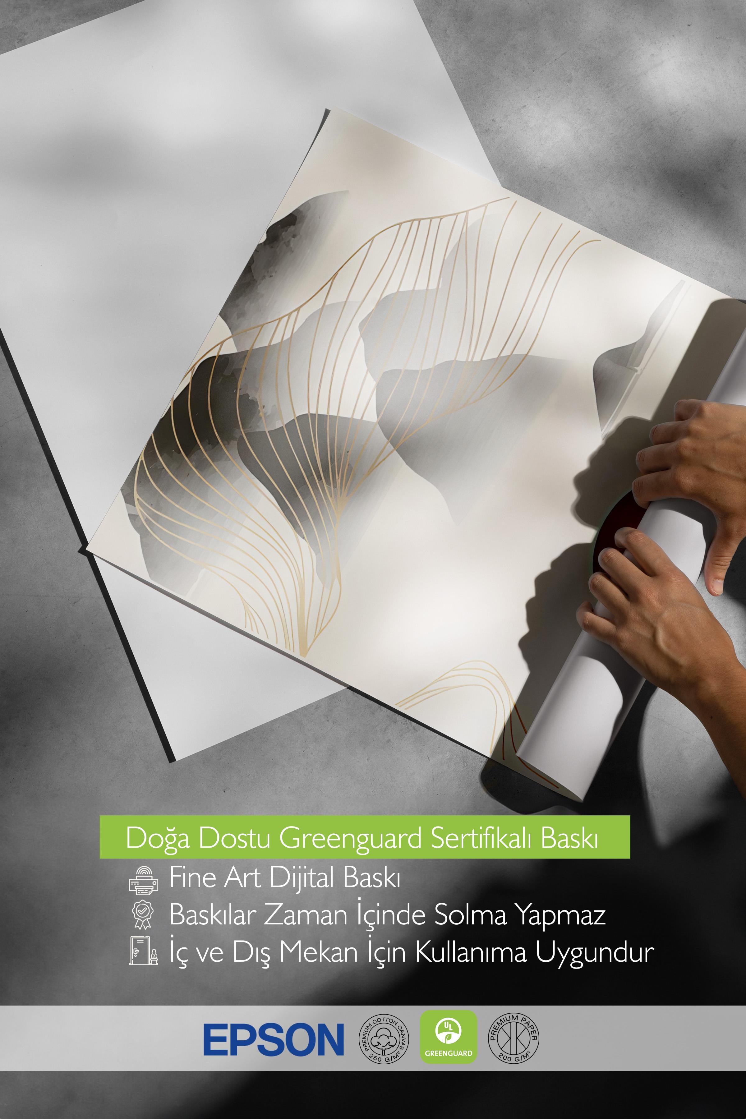 Çerçevesiz Poster, HD Kalite Duvar Posteri,Comfort Serisi, Mountains Japandi Poster, NO:108722