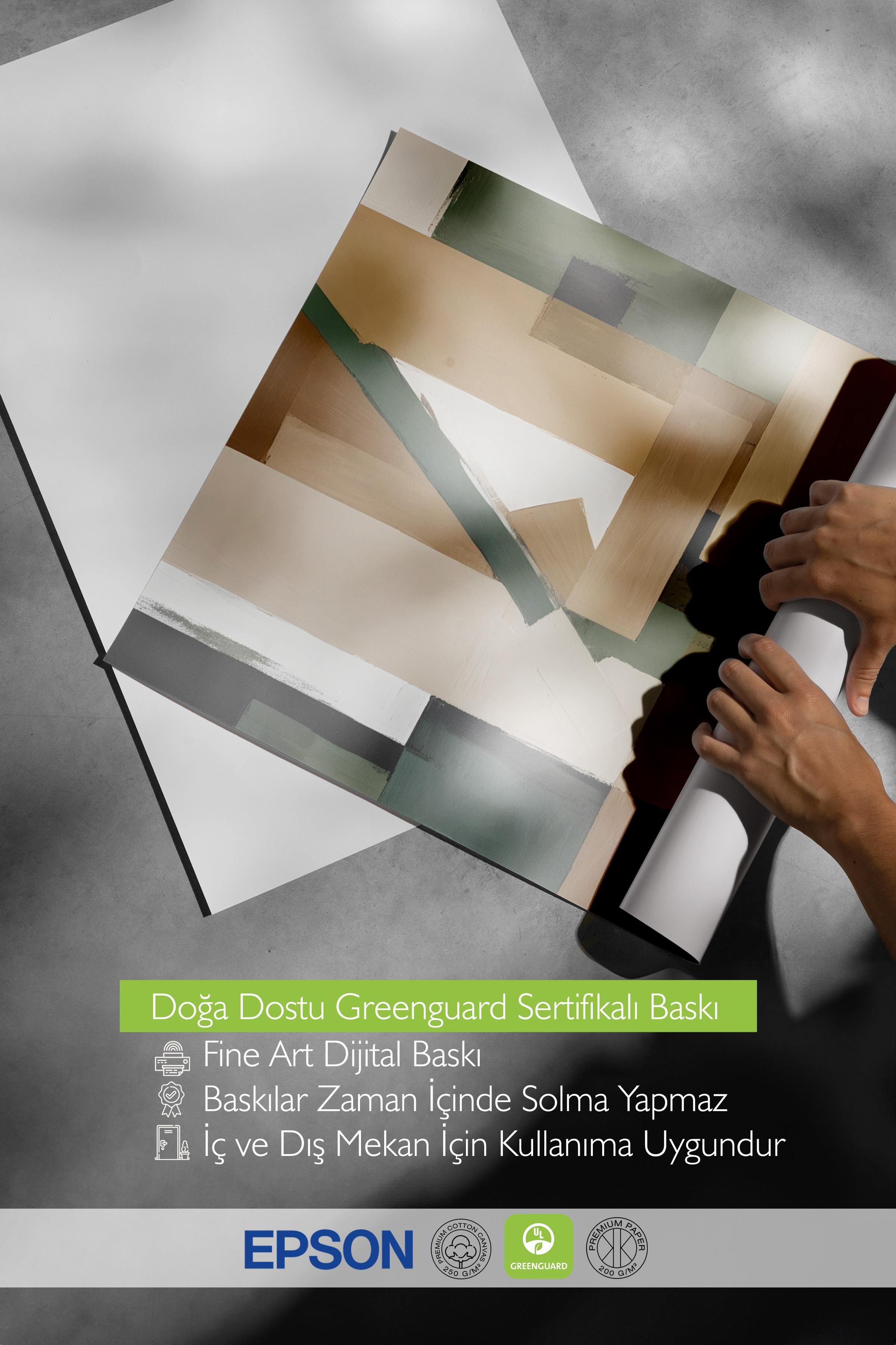 Çerçevesiz Poster, HD Kalite Duvar Posteri,Comfort Serisi, Painted Shapes No2 Poster, NO:108690