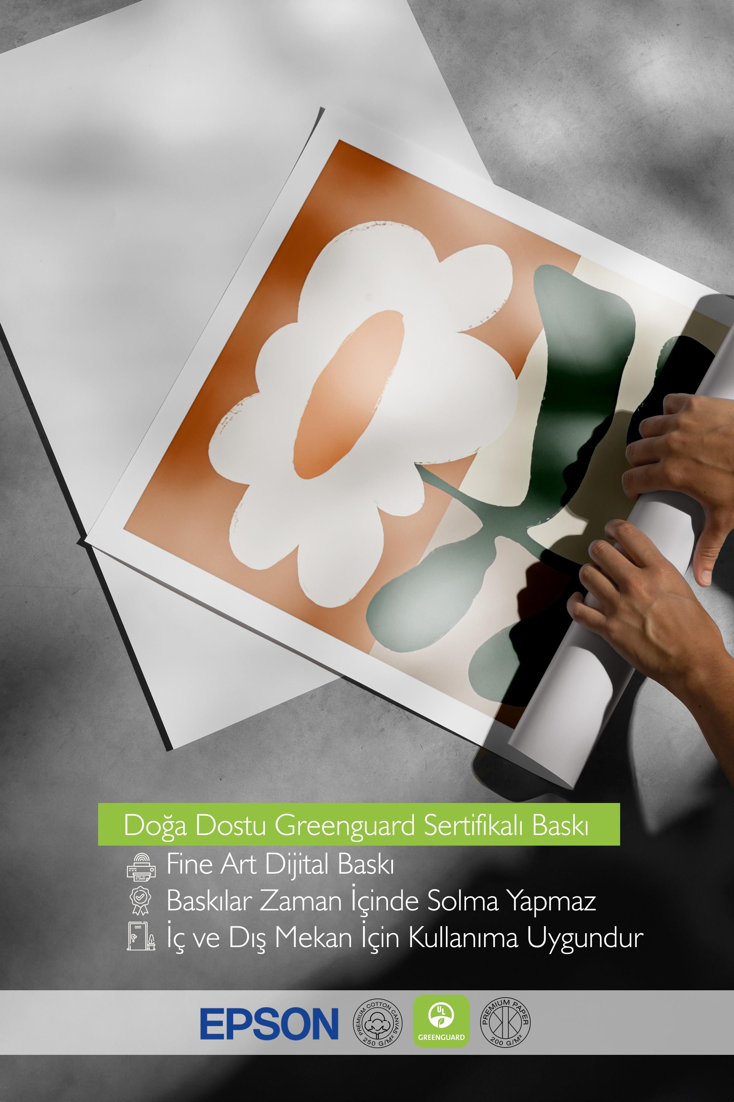Çerçevesiz Poster, HD Kalite Duvar Posteri,Comfort Serisi, Retro Flower Poster, NO:108687